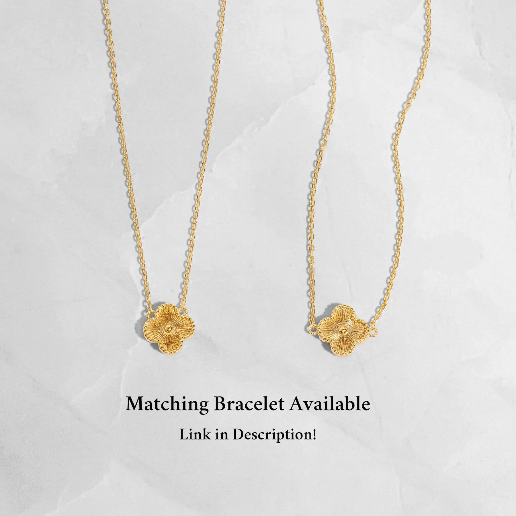 Ella Four Leaf Clover Necklace - Image 9
