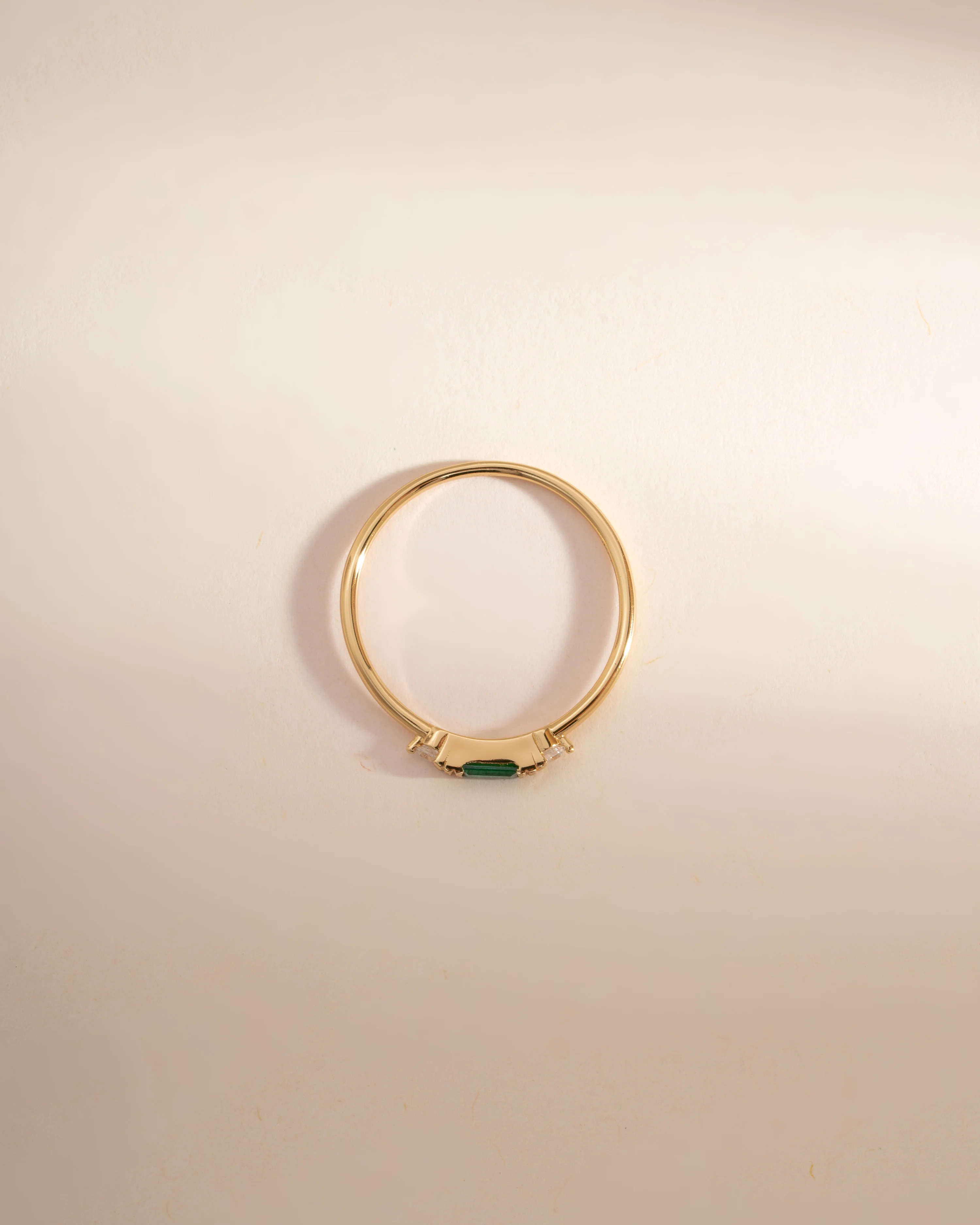 Emerald Baguette Ring - Image 9