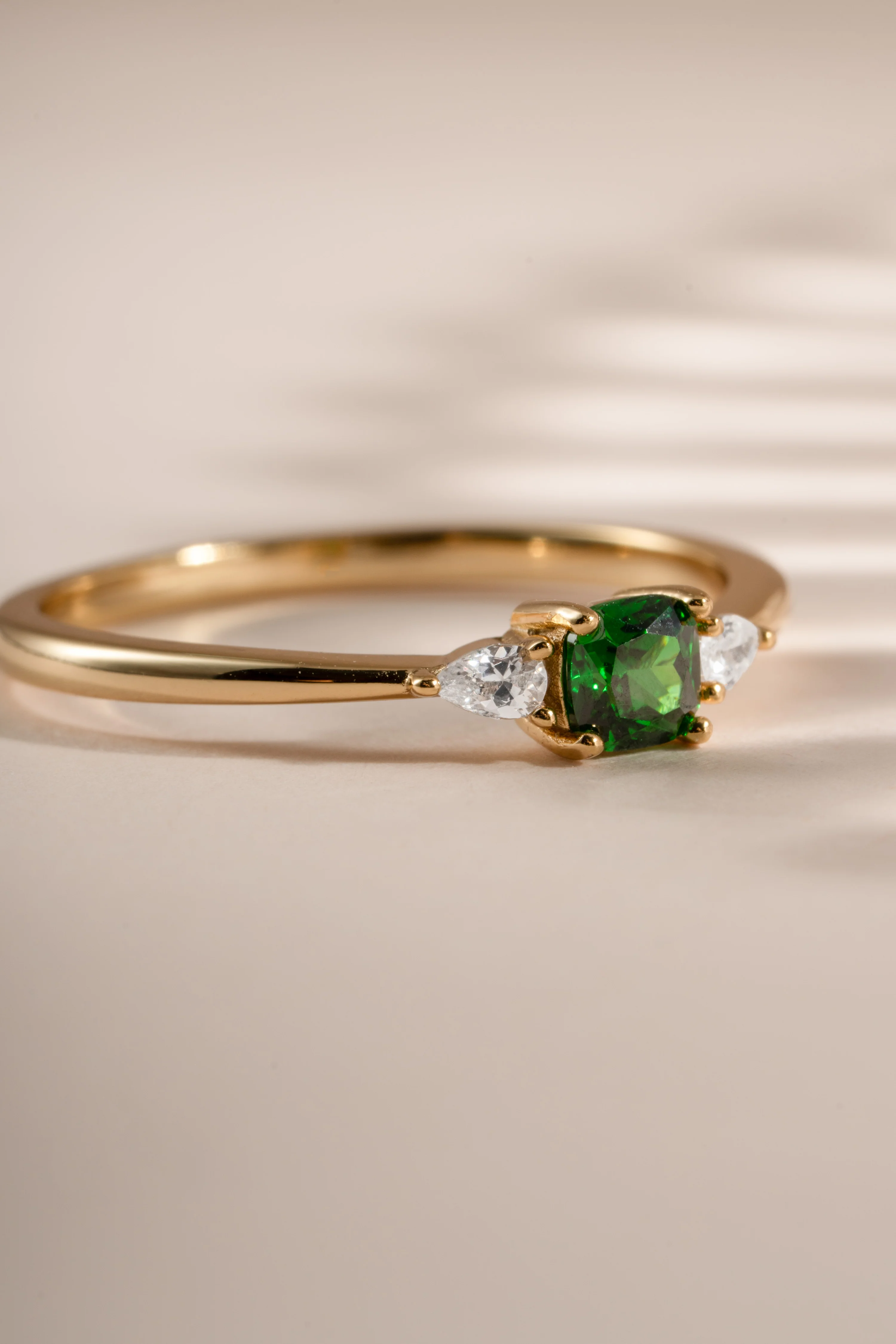 Emerald Cushion Ring - Image 6