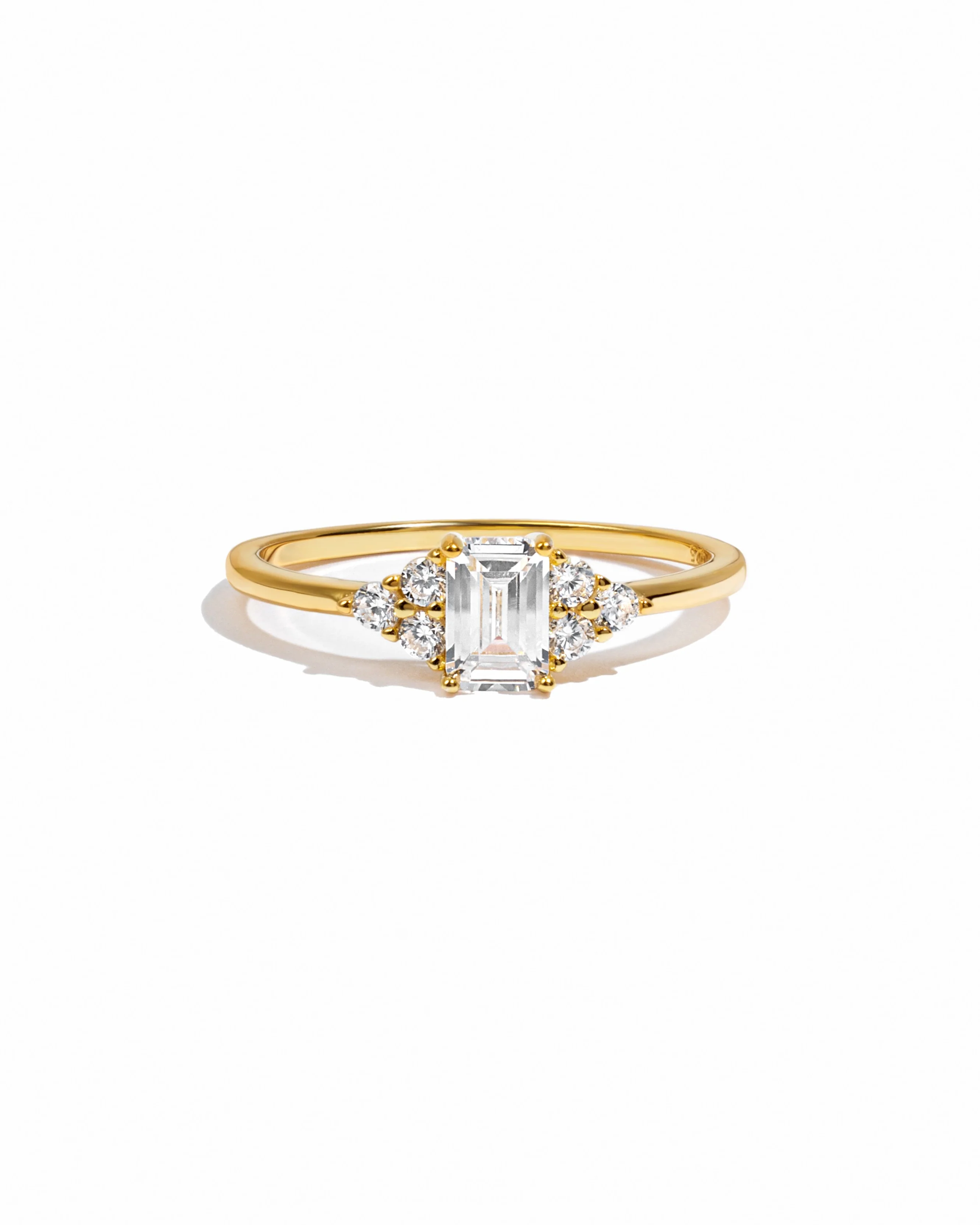 Emerald Cut Stacking Ring