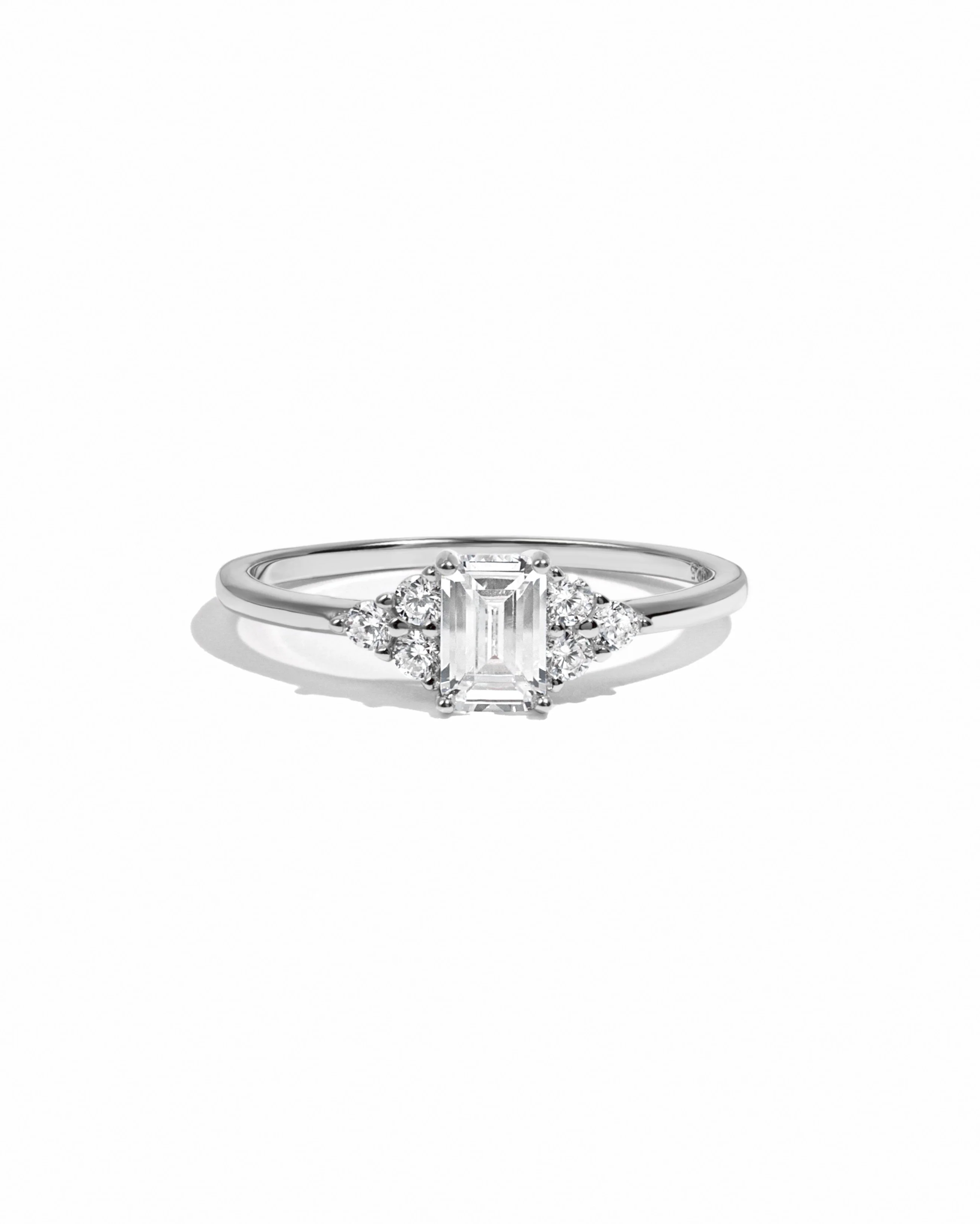 Emerald Cut Stacking Ring - Image 10