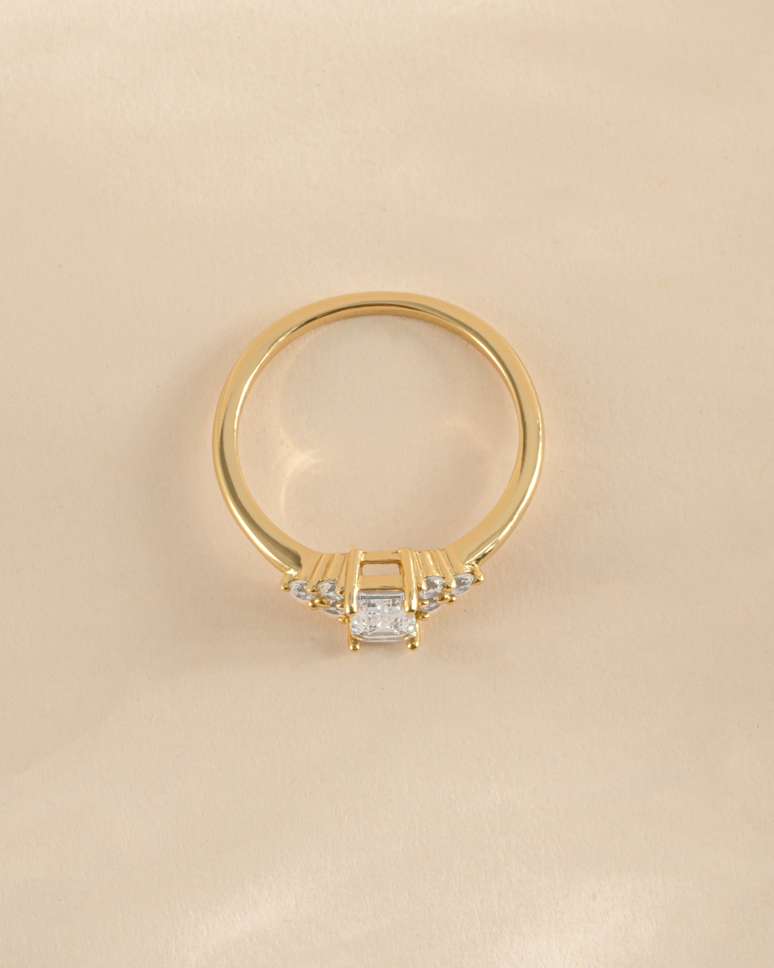 Emerald Cut Stacking Ring - Image 9
