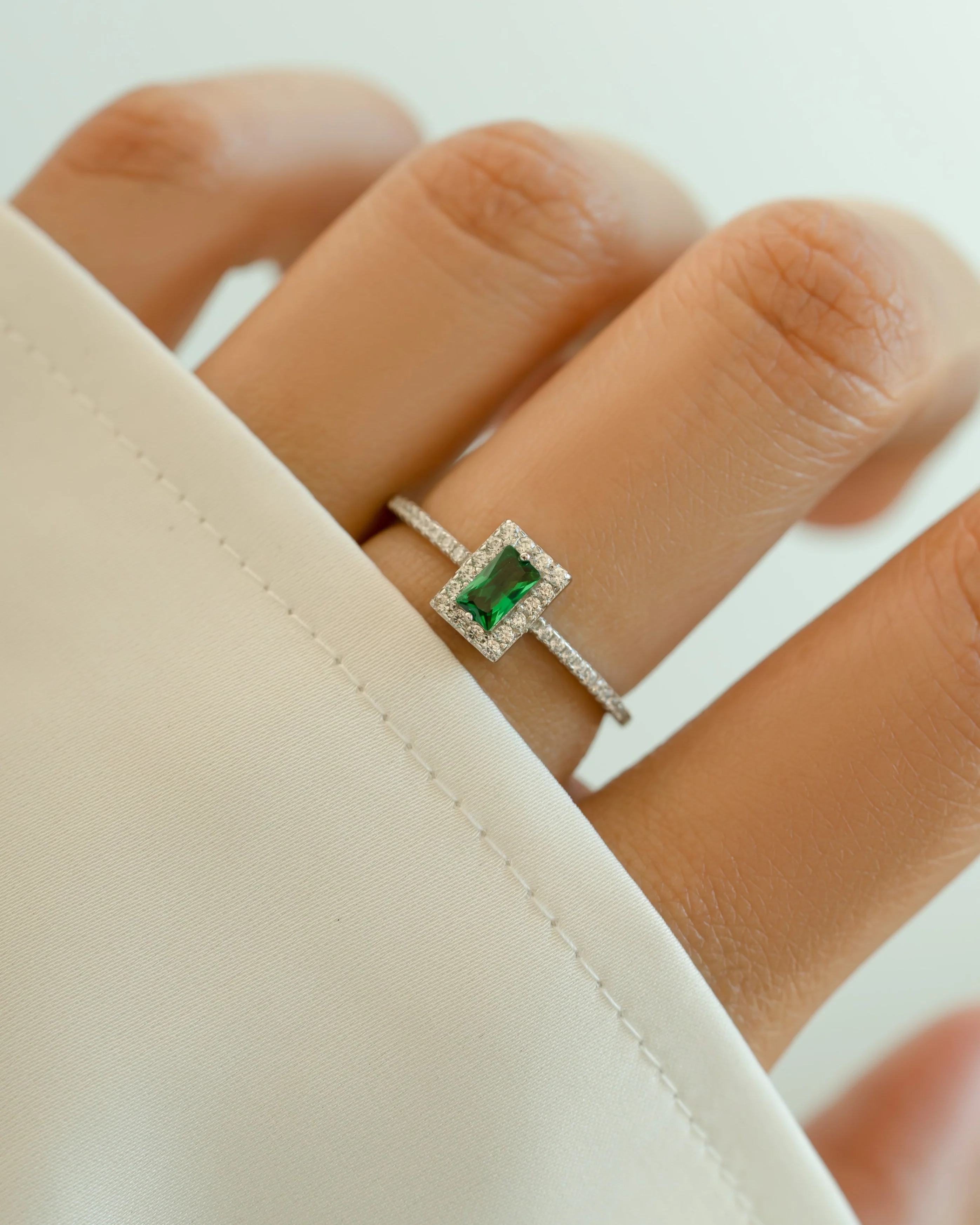 Emerald CZ Ring - Image 4