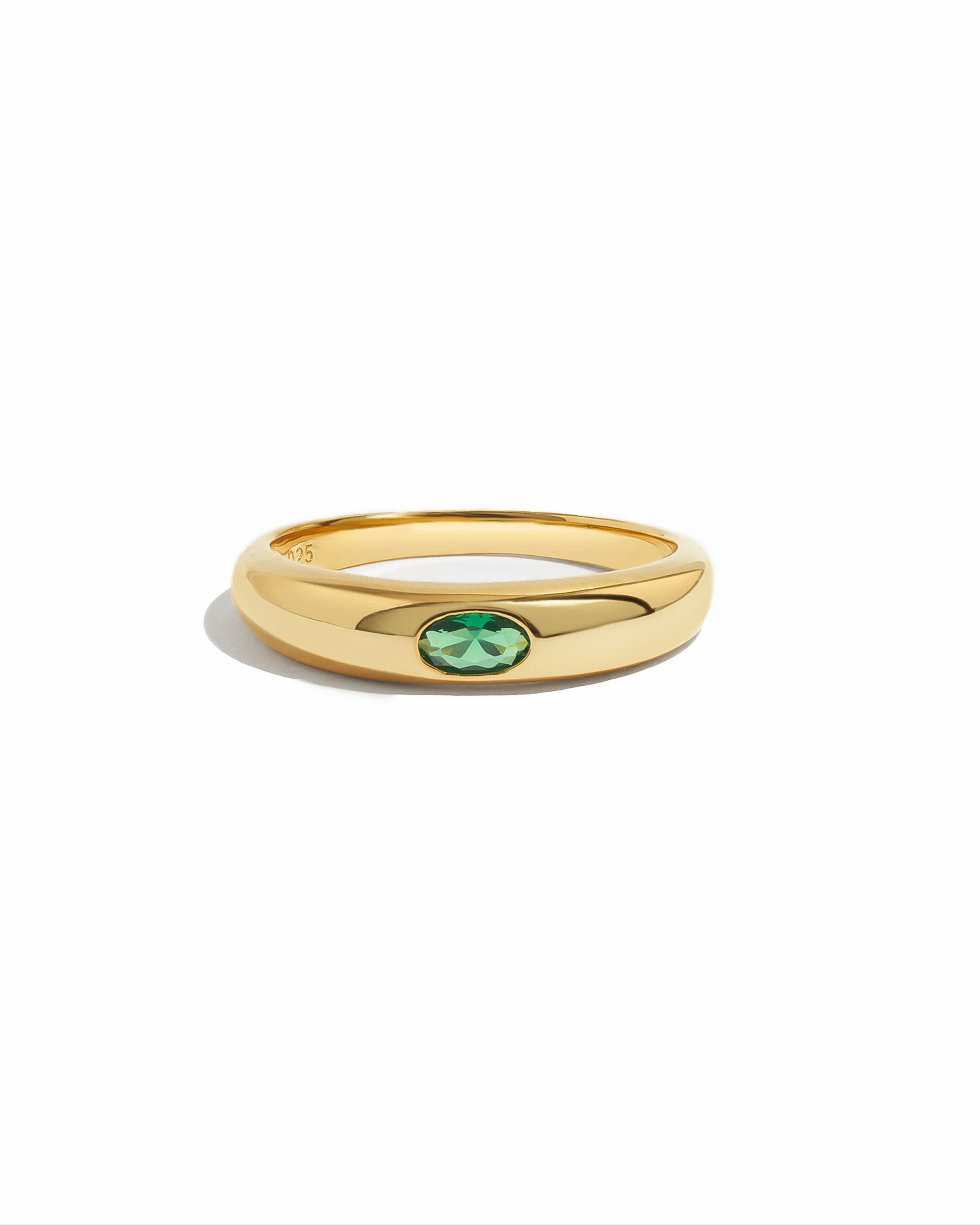 Emerald Dome Ring