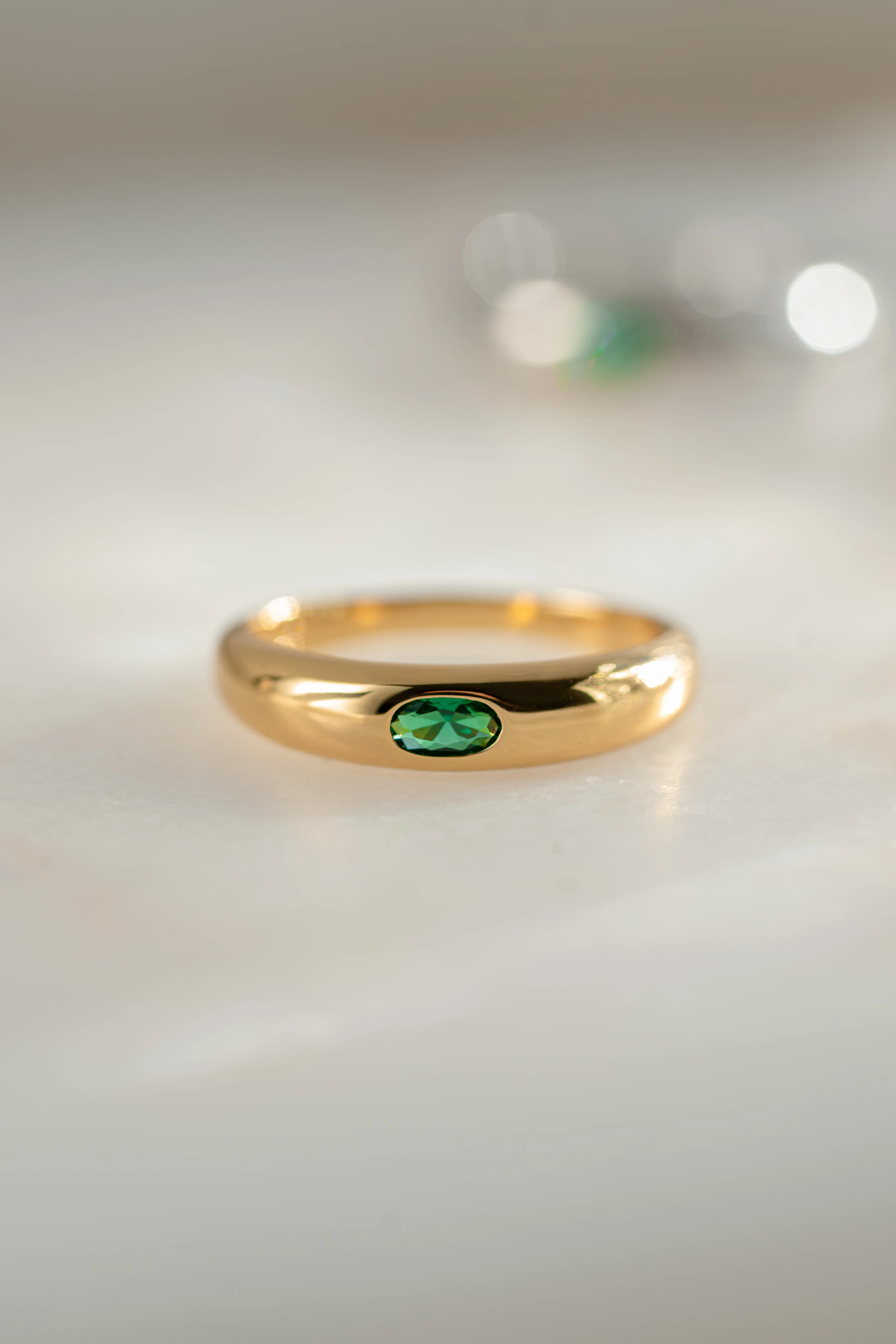 Emerald Dome Ring - Image 7