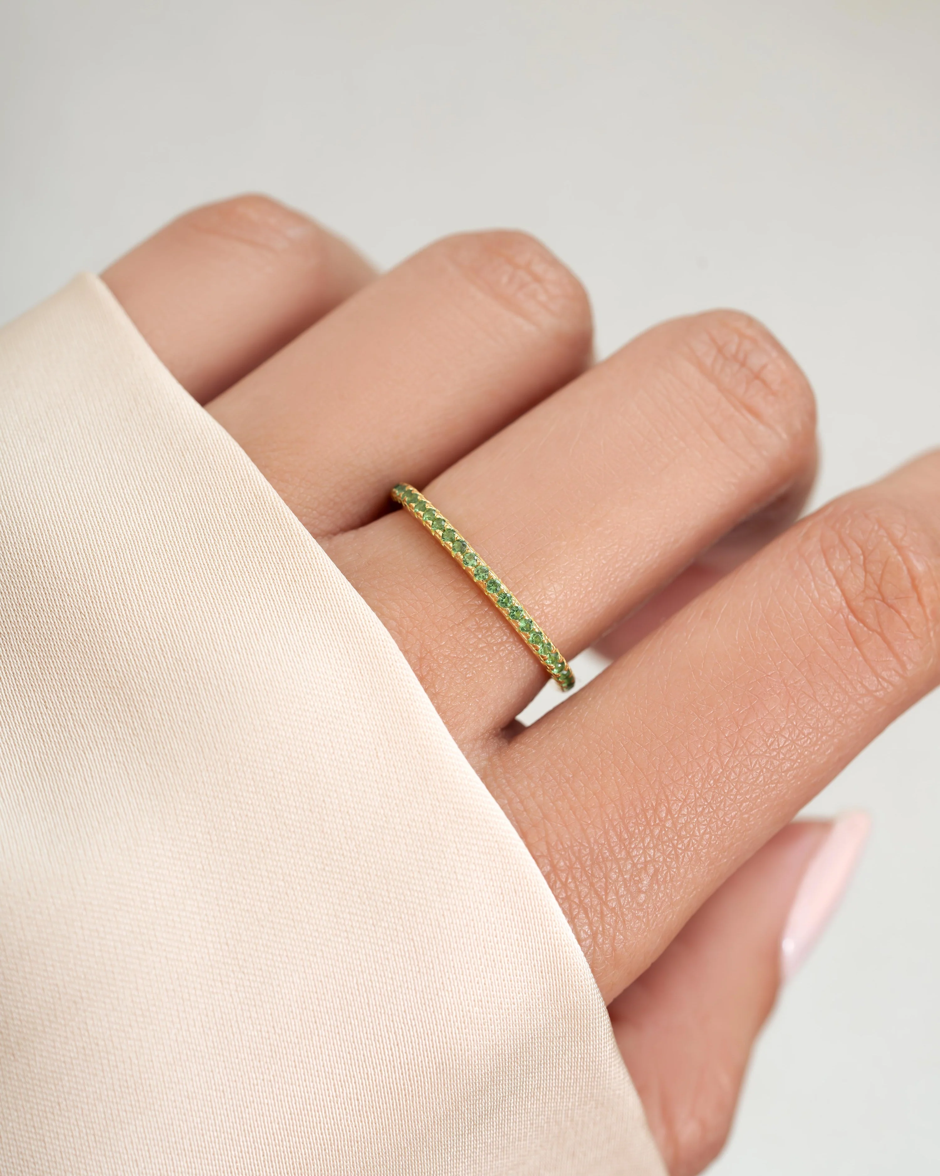 Emerald Eternity Ring - Image 2