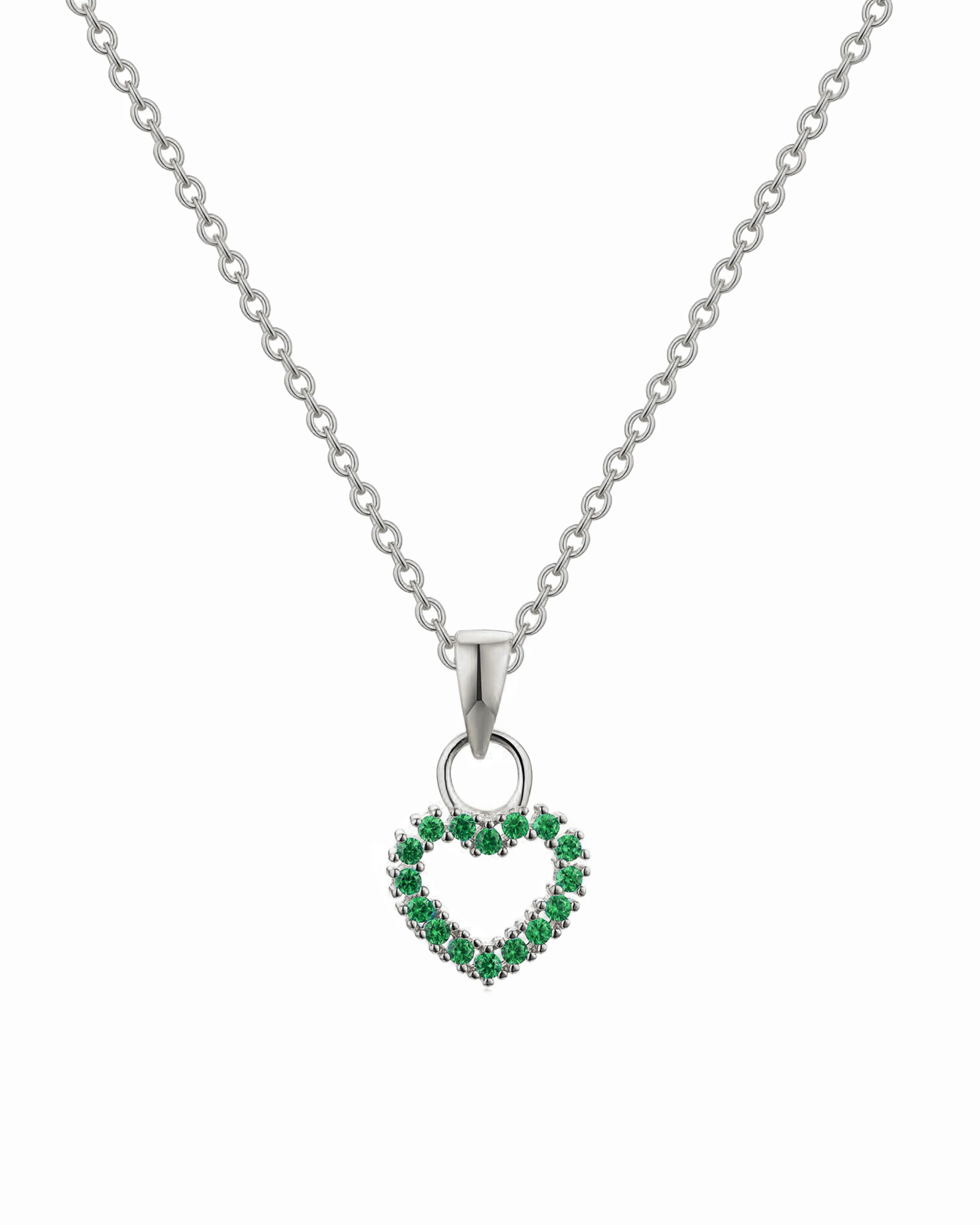Emerald Heart Necklace