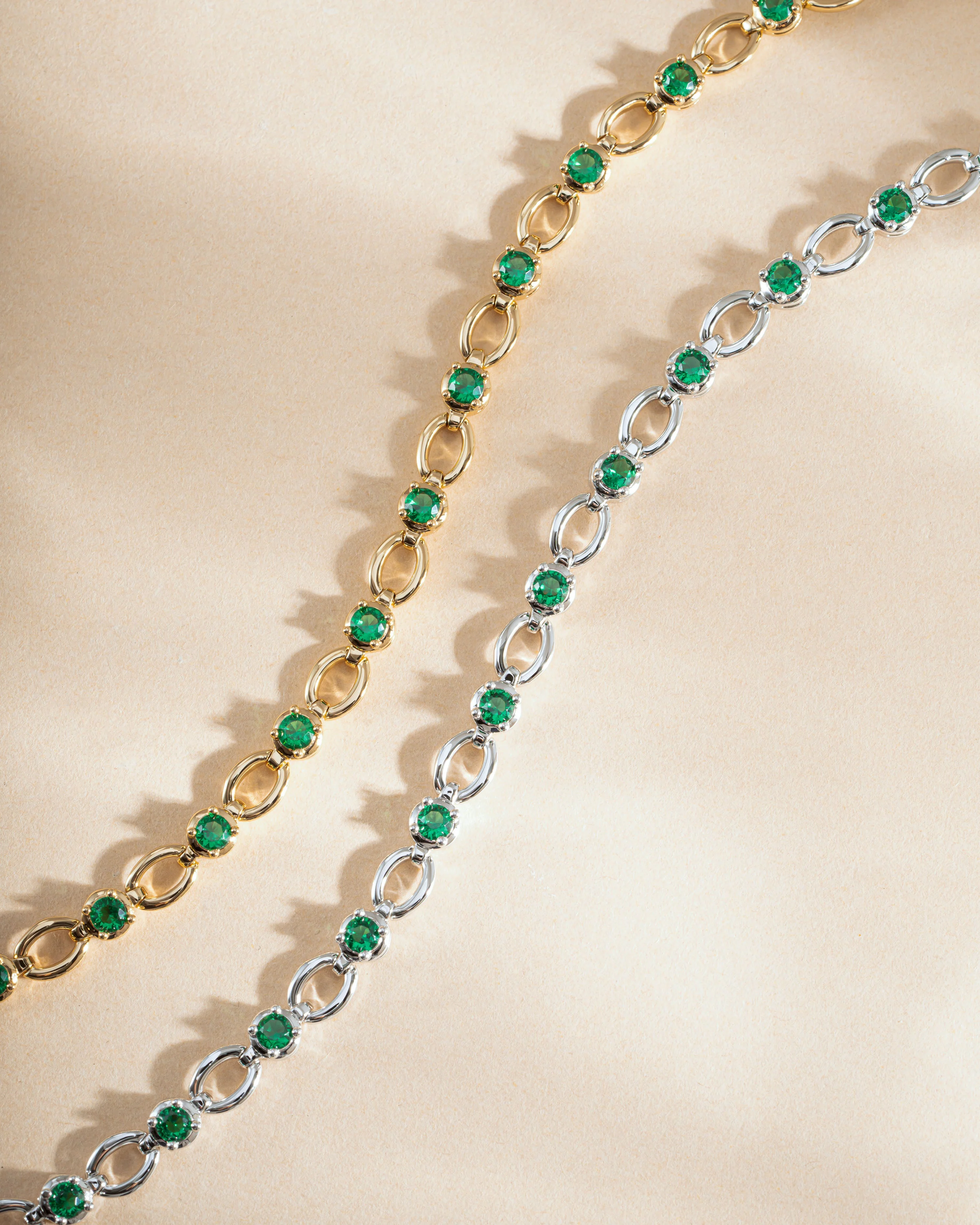 Emerald Lilly Tennis Bracelet - Image 3