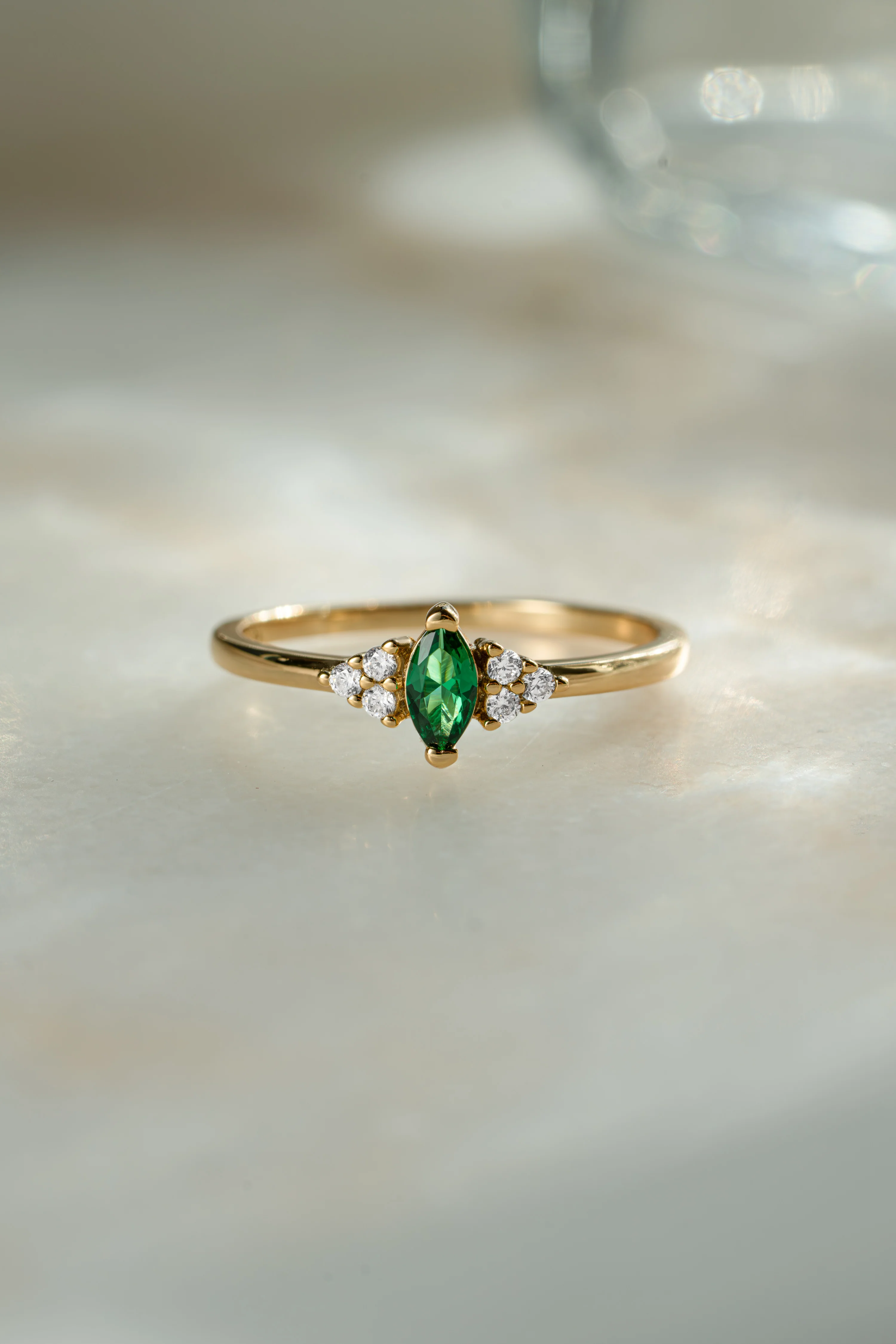 Emerald Marquise Ring - Image 10