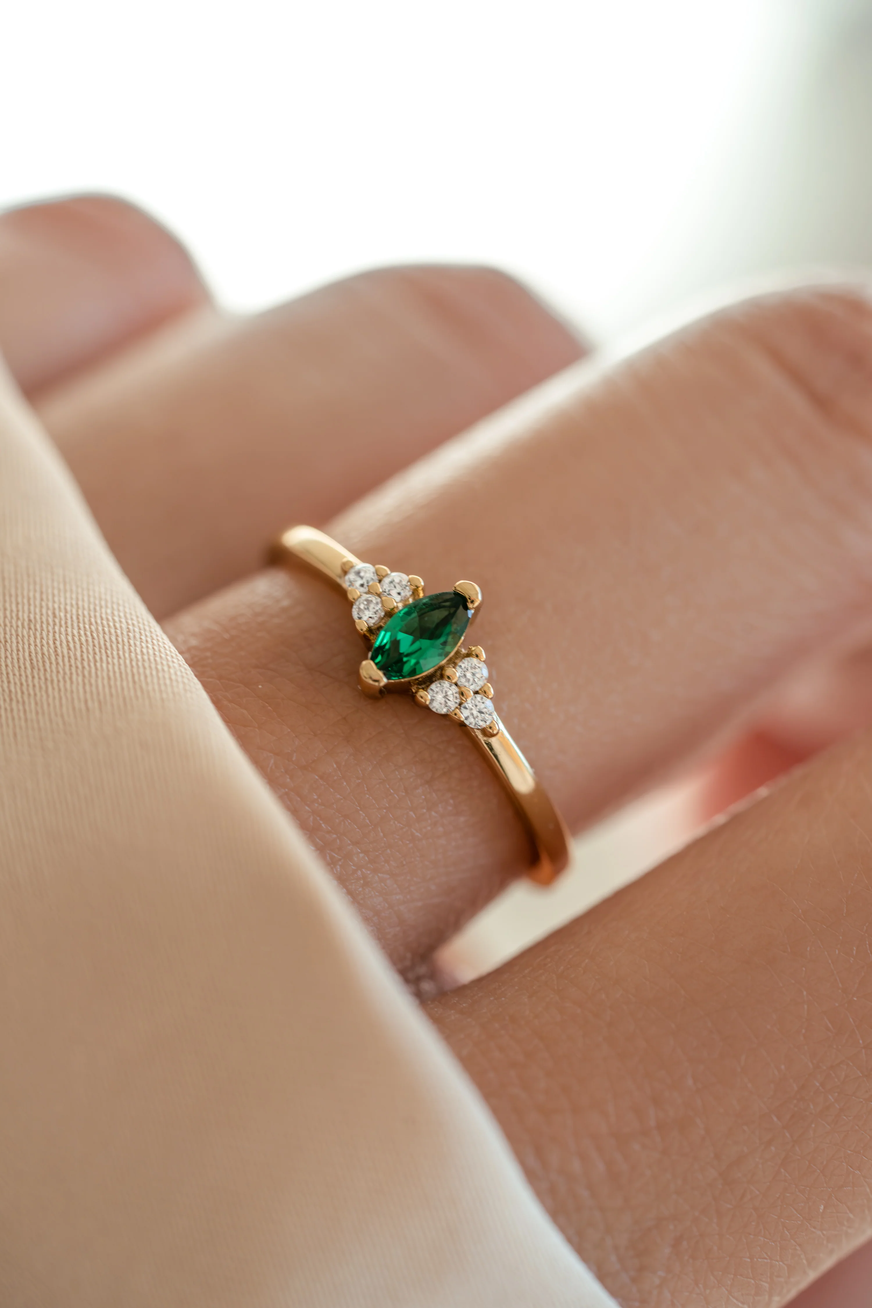 Emerald Marquise Ring - Image 11