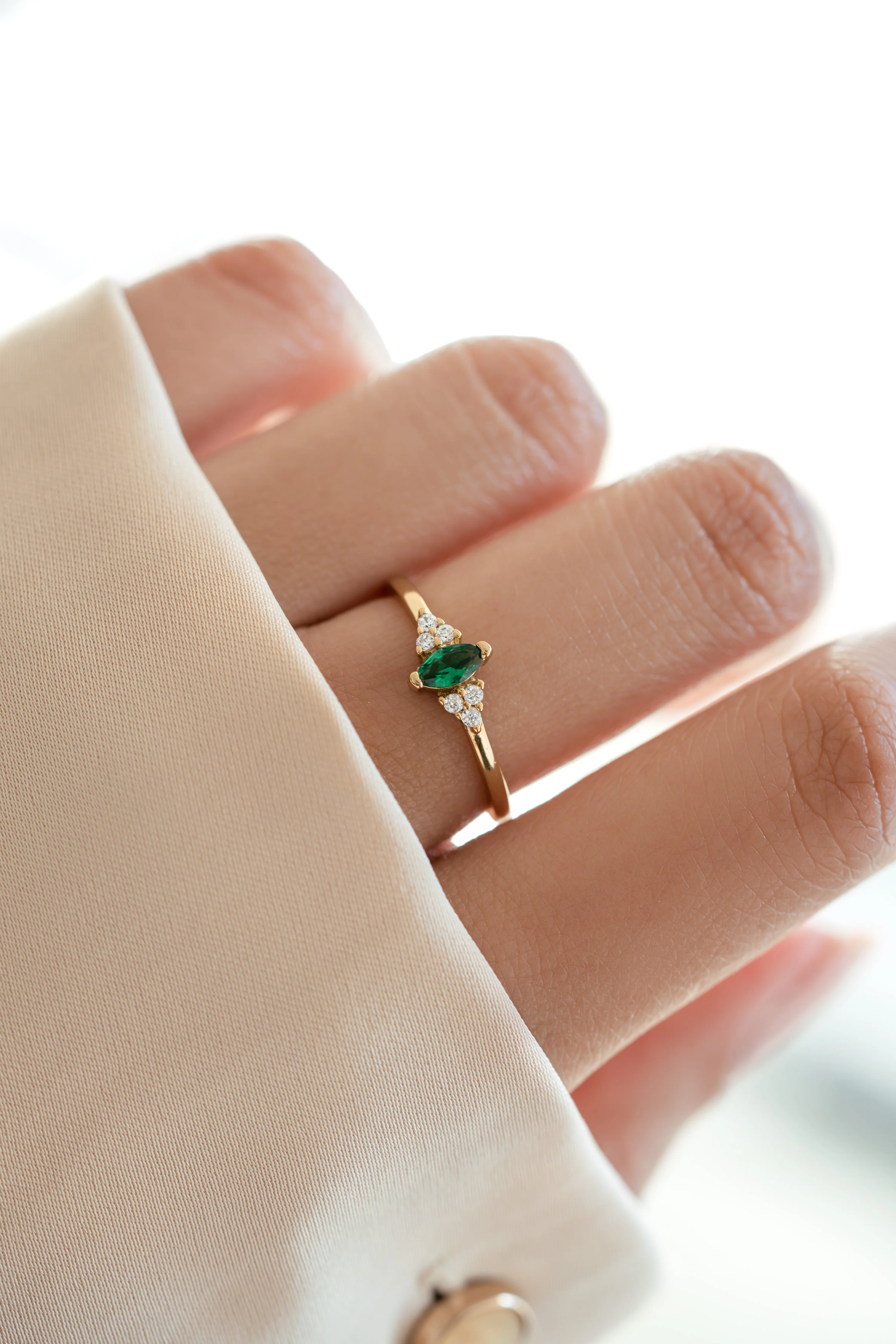 Emerald Marquise Ring - Image 2