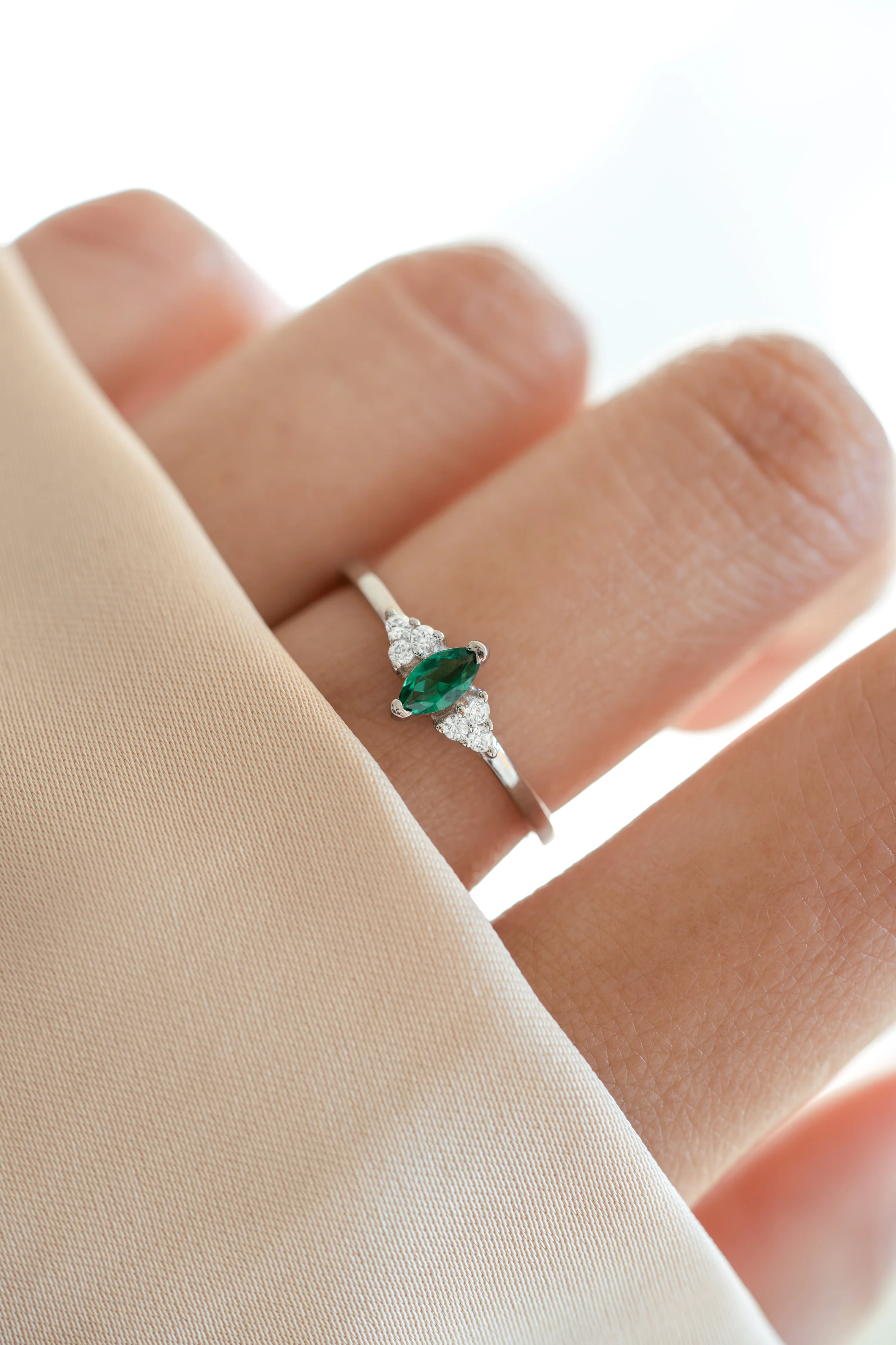 Emerald Marquise Ring - Image 4