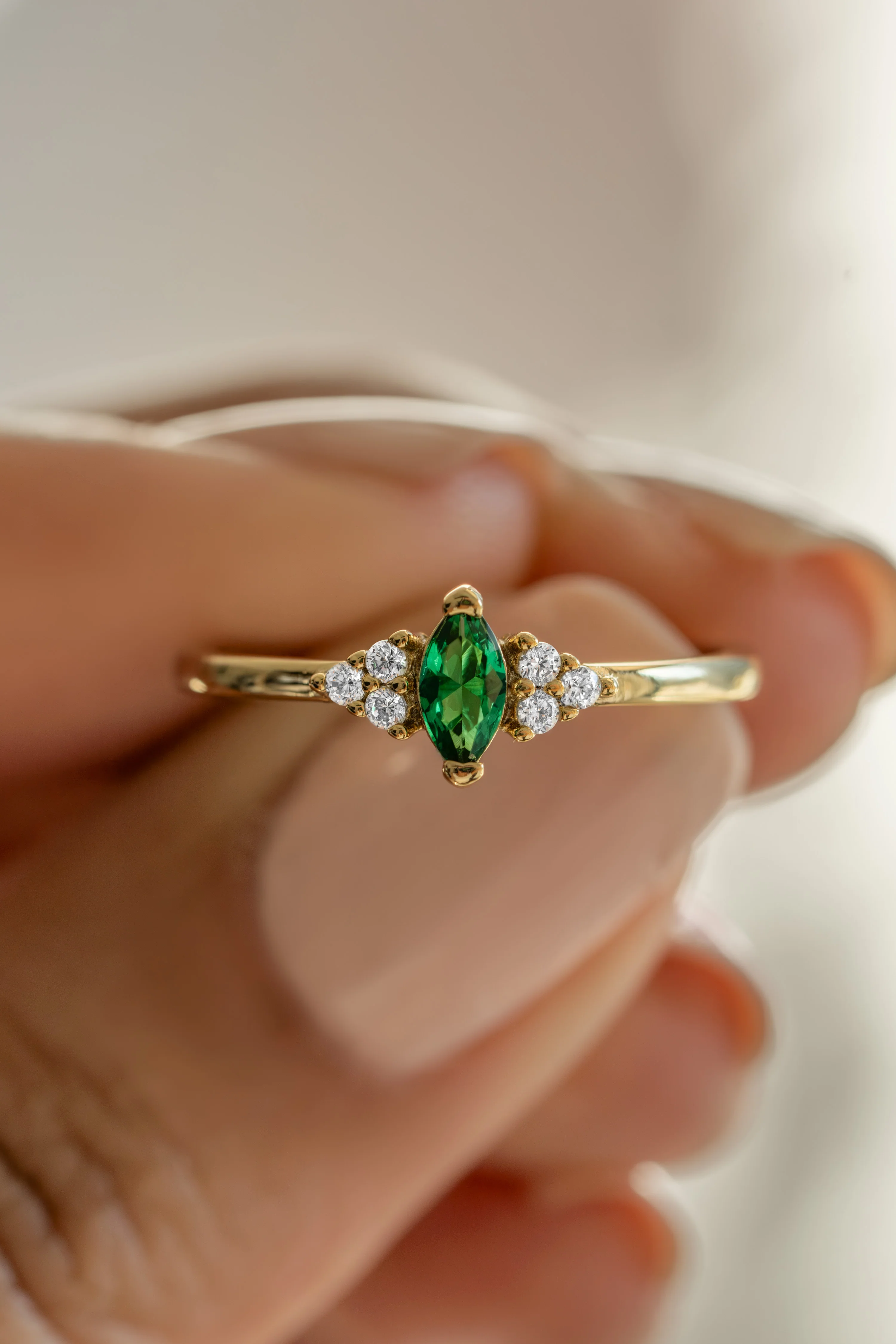 Emerald Marquise Ring - Image 7