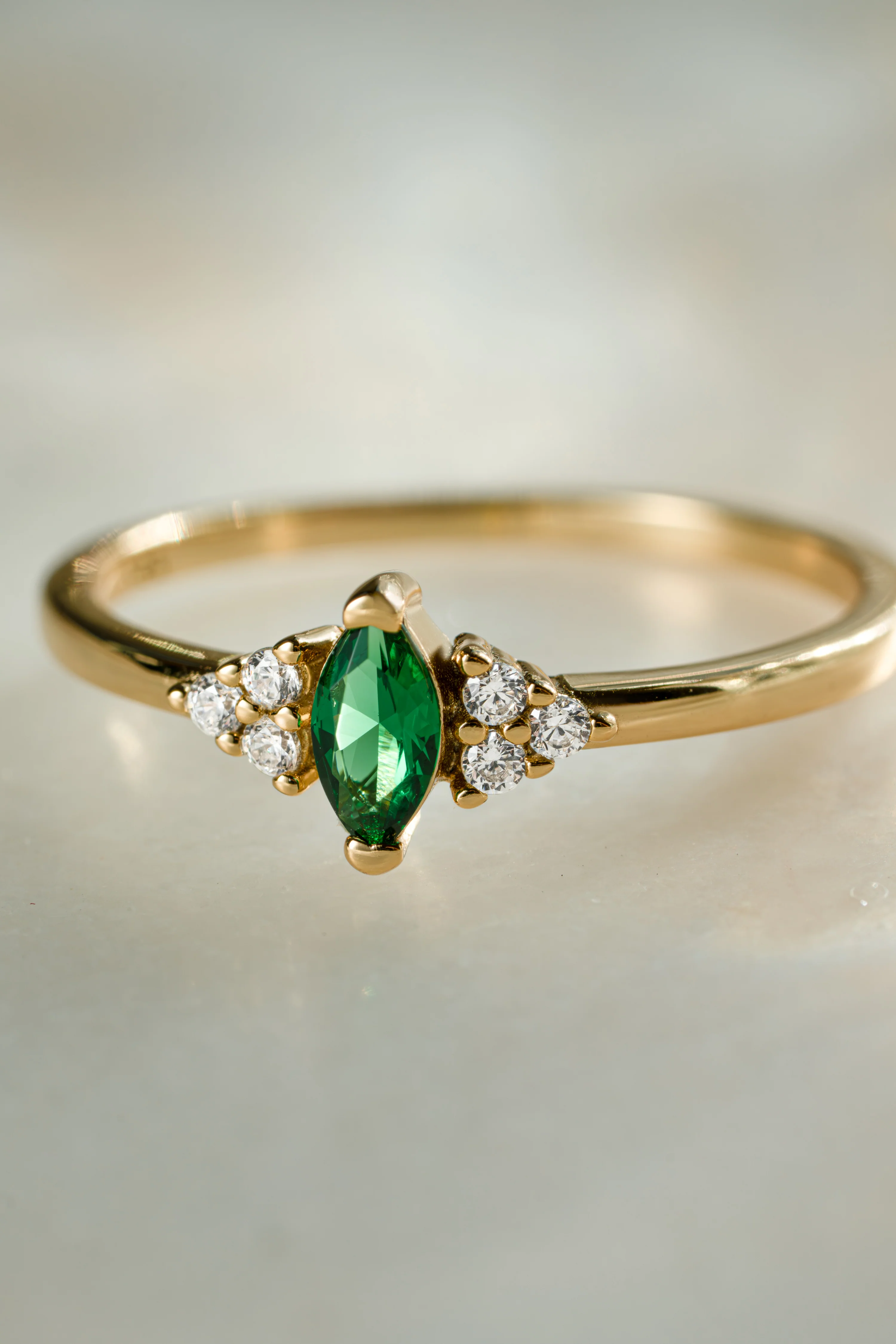 Emerald Marquise Ring - Image 8