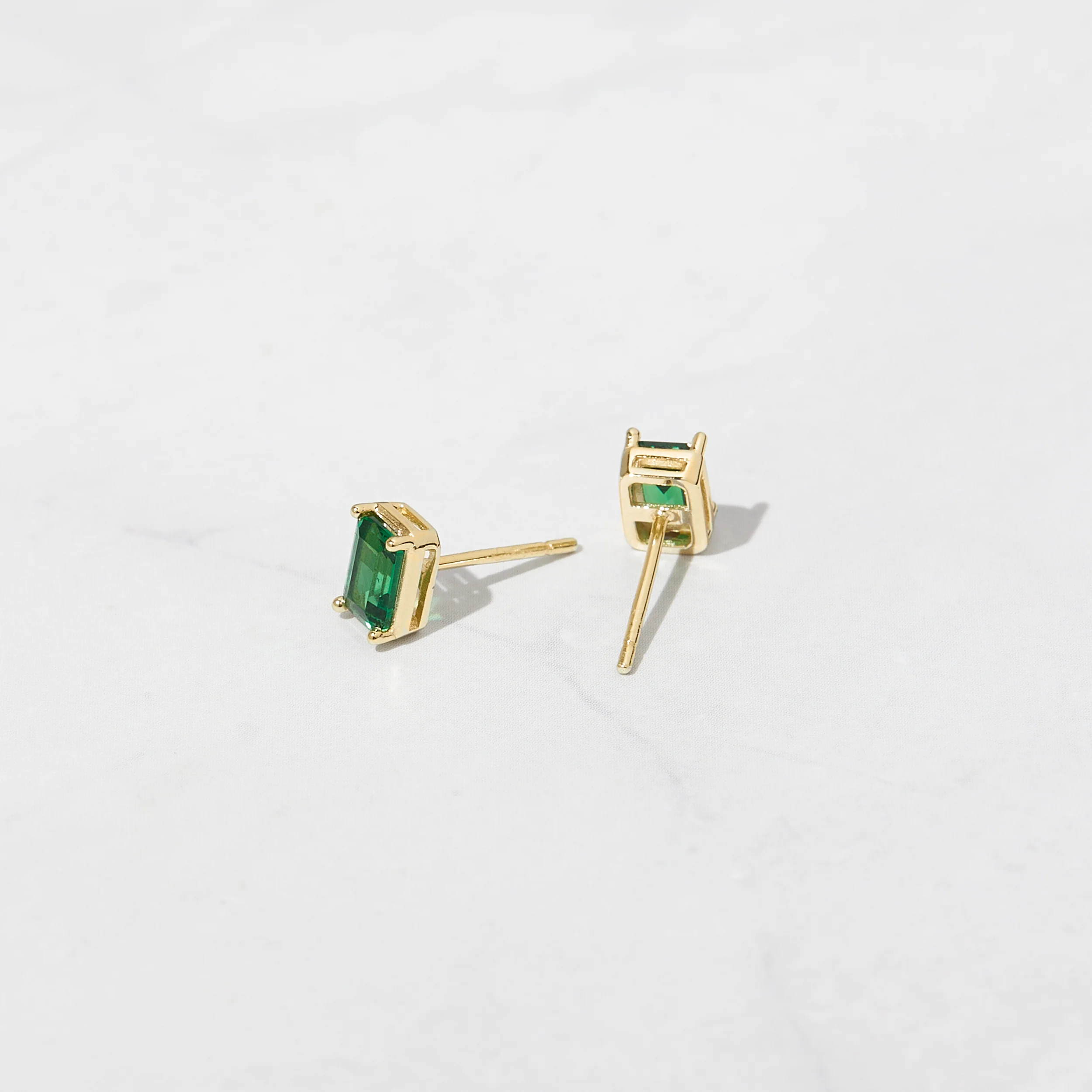 Emerald Studs - Image 4