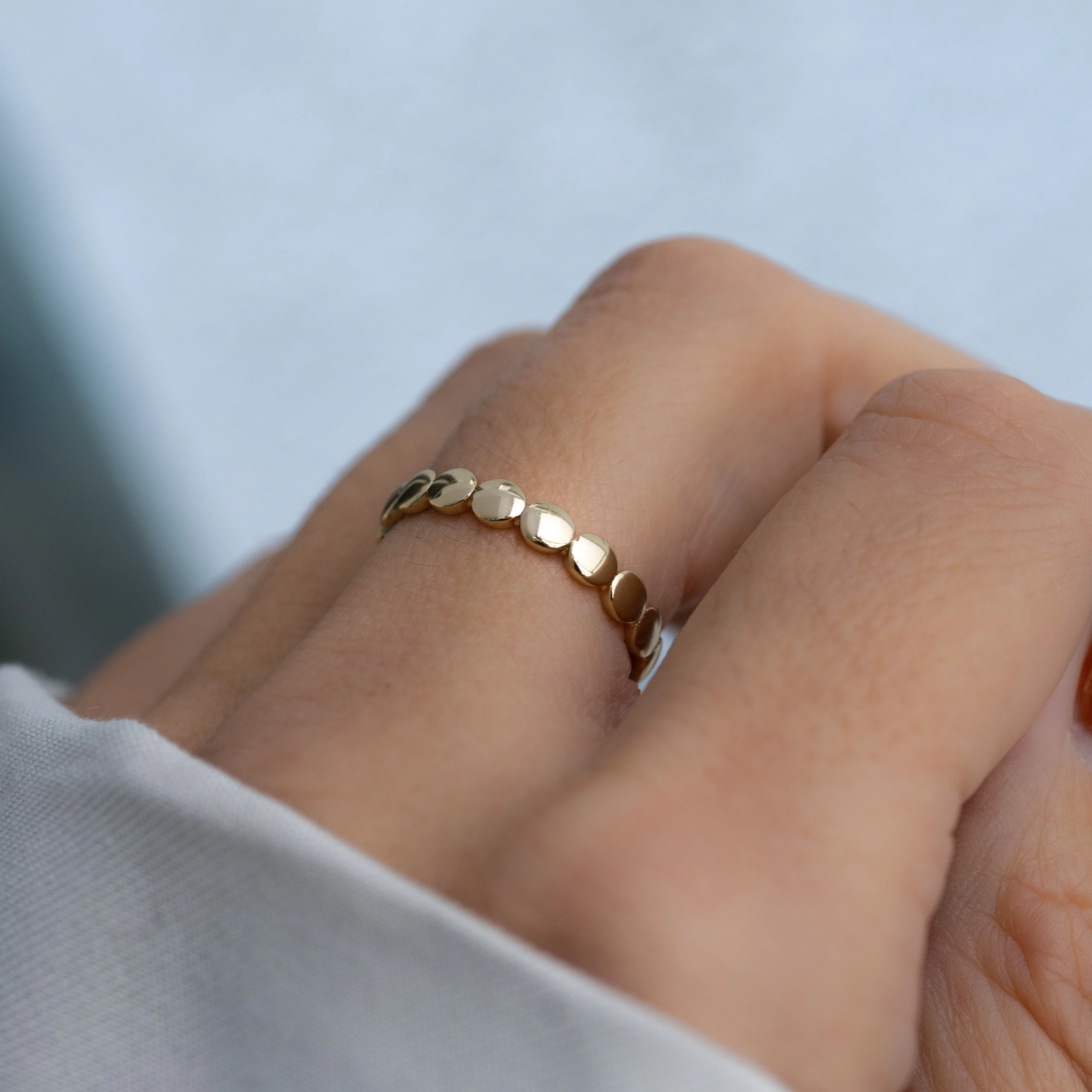 Flat Beaded Ring - Image 2