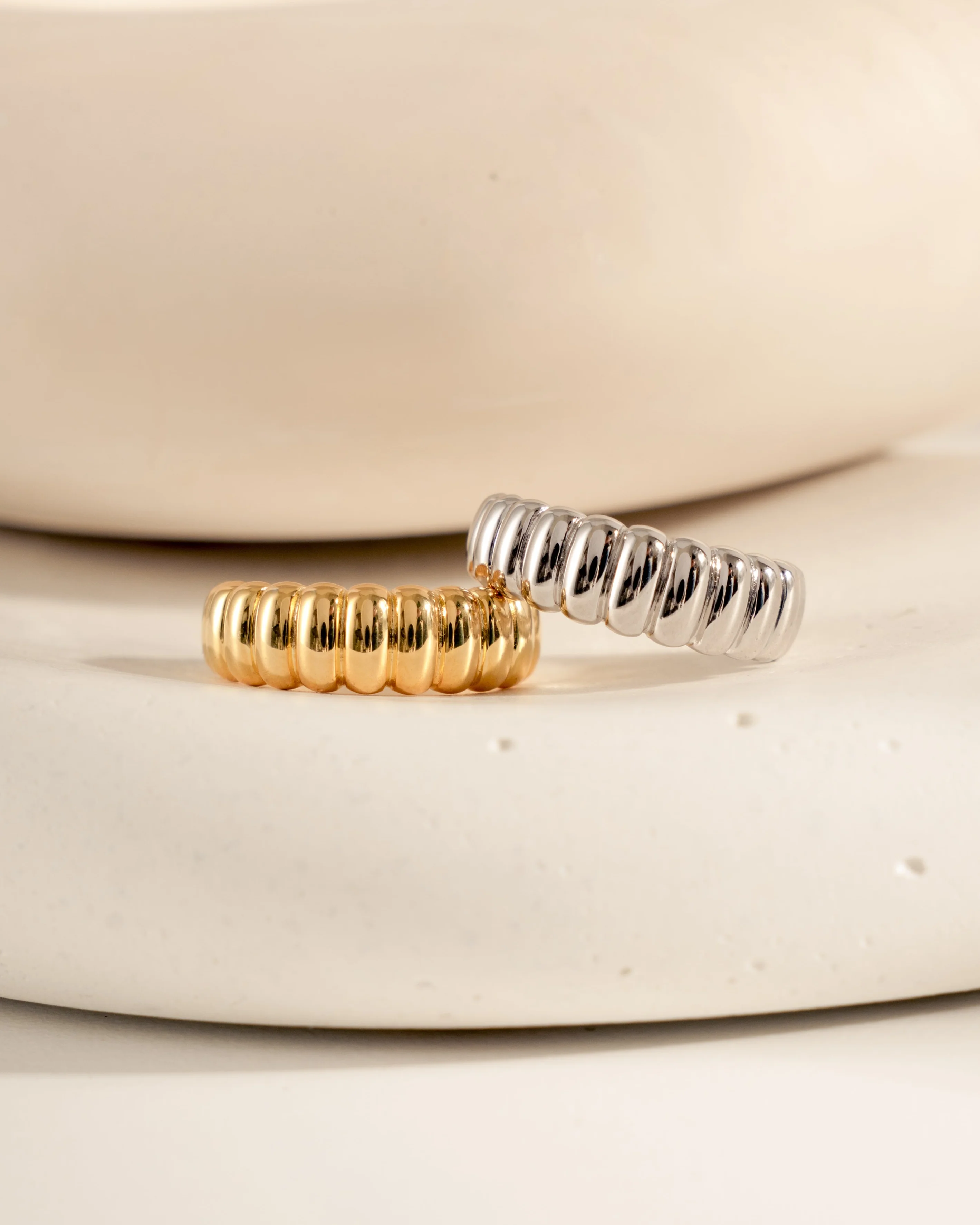 Fluted Statement Ring - Image 3