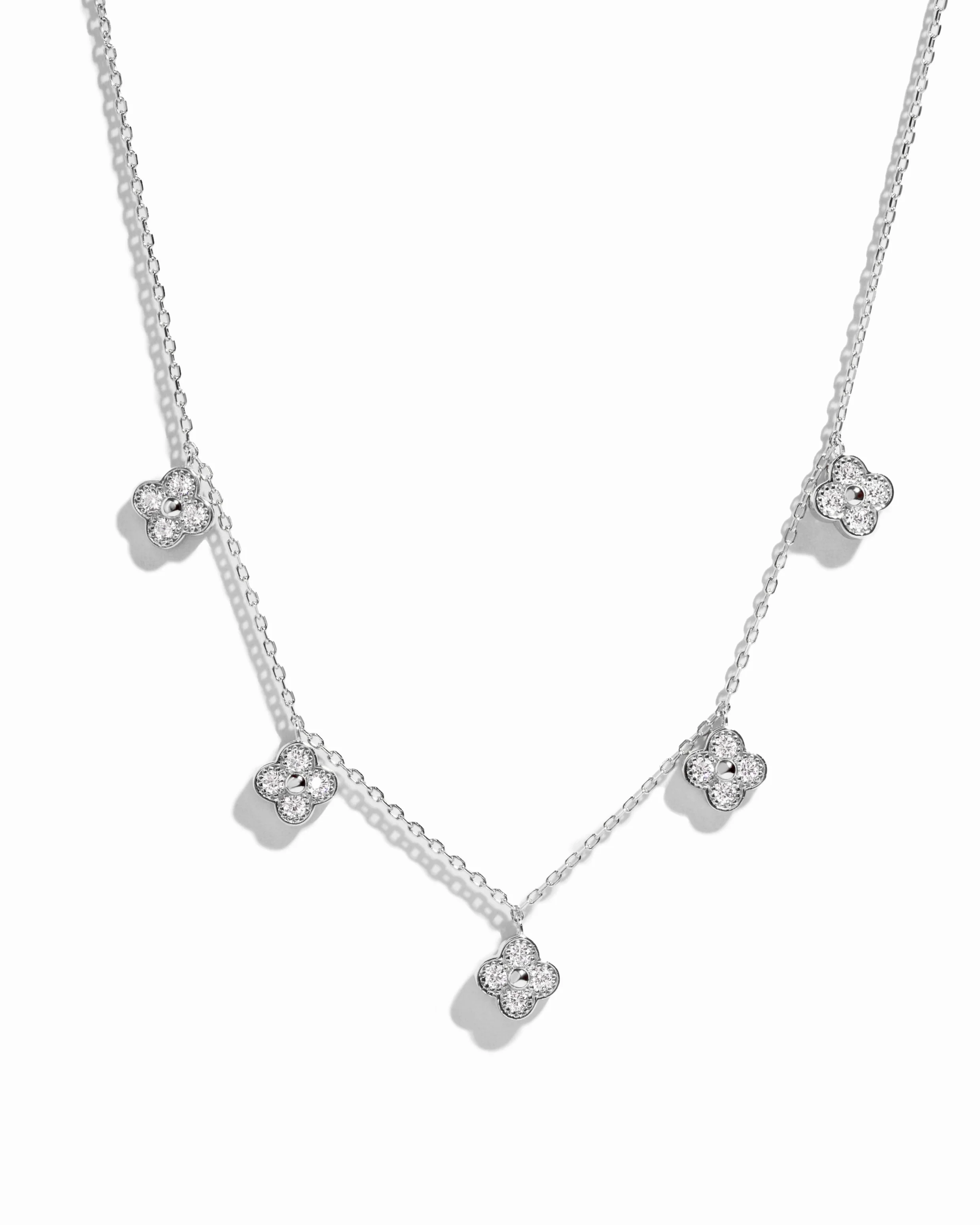 Four Leaf Clover Charm Necklace - Image 3