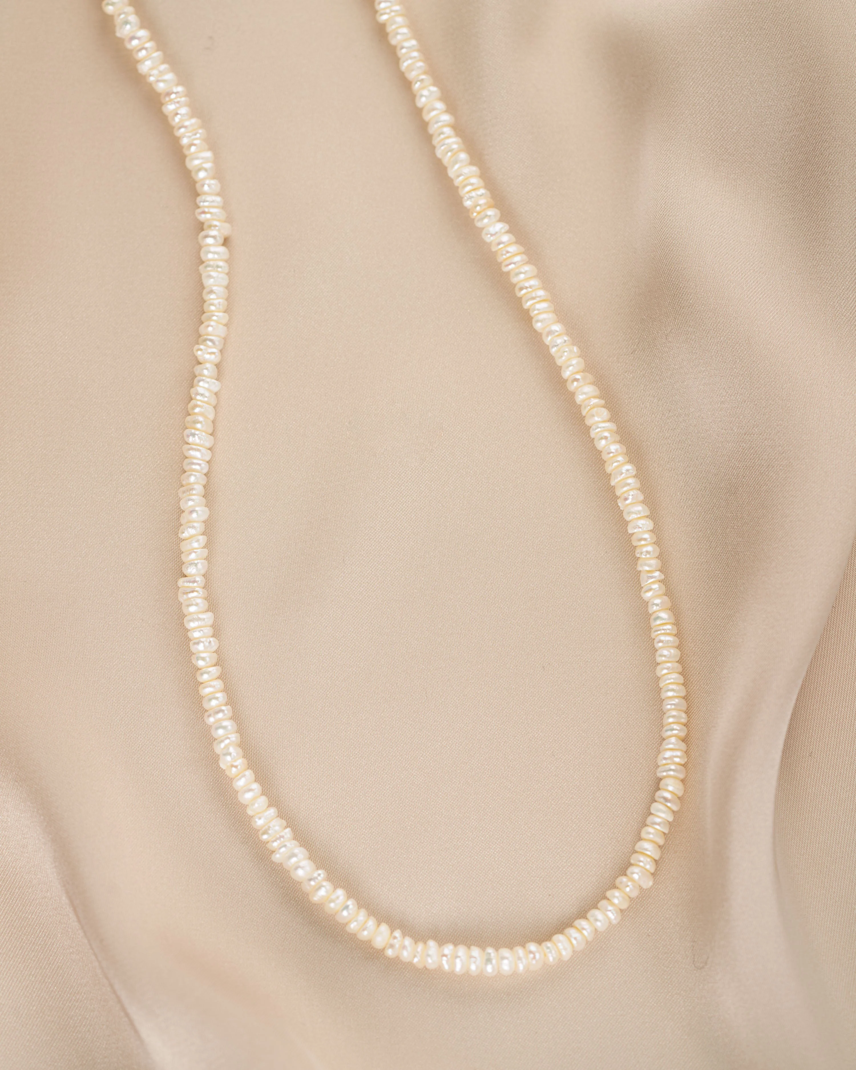 Freshwater Beaded Pearl Necklace - Image 7