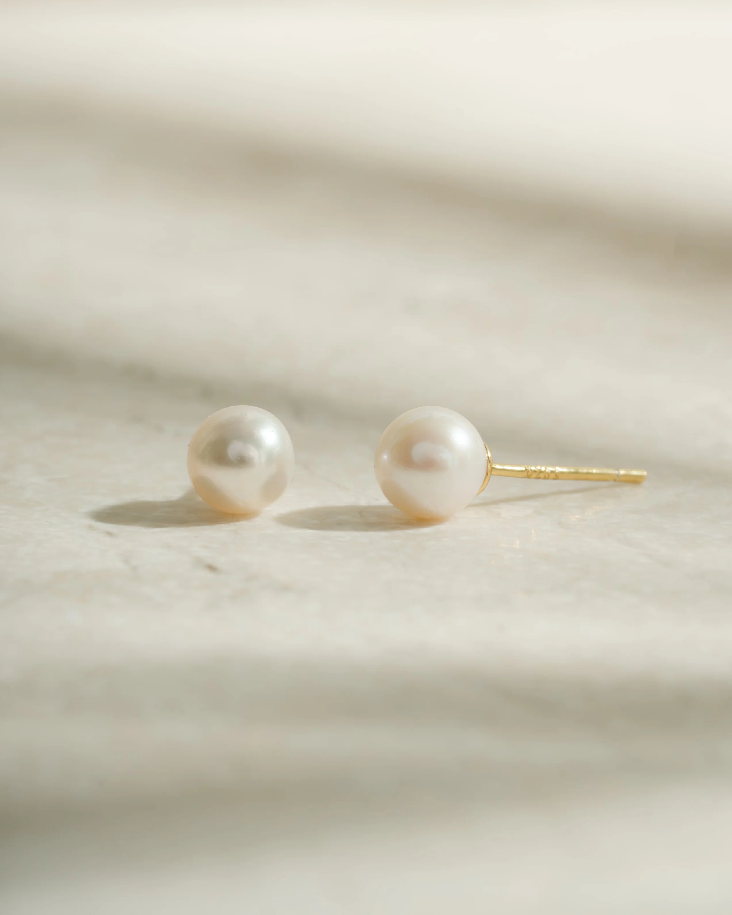 Freshwater Pearl Studs - Image 3