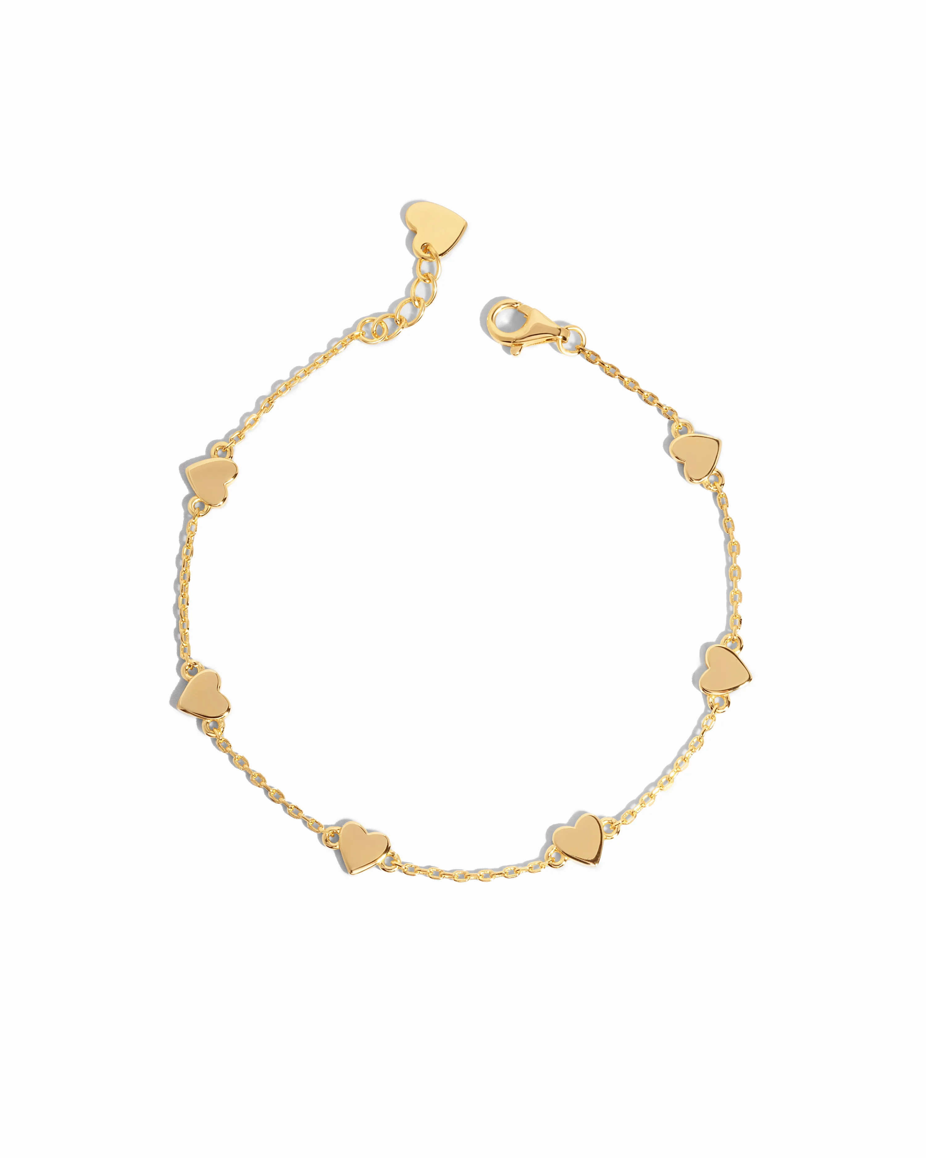 Heart Charm Bracelet