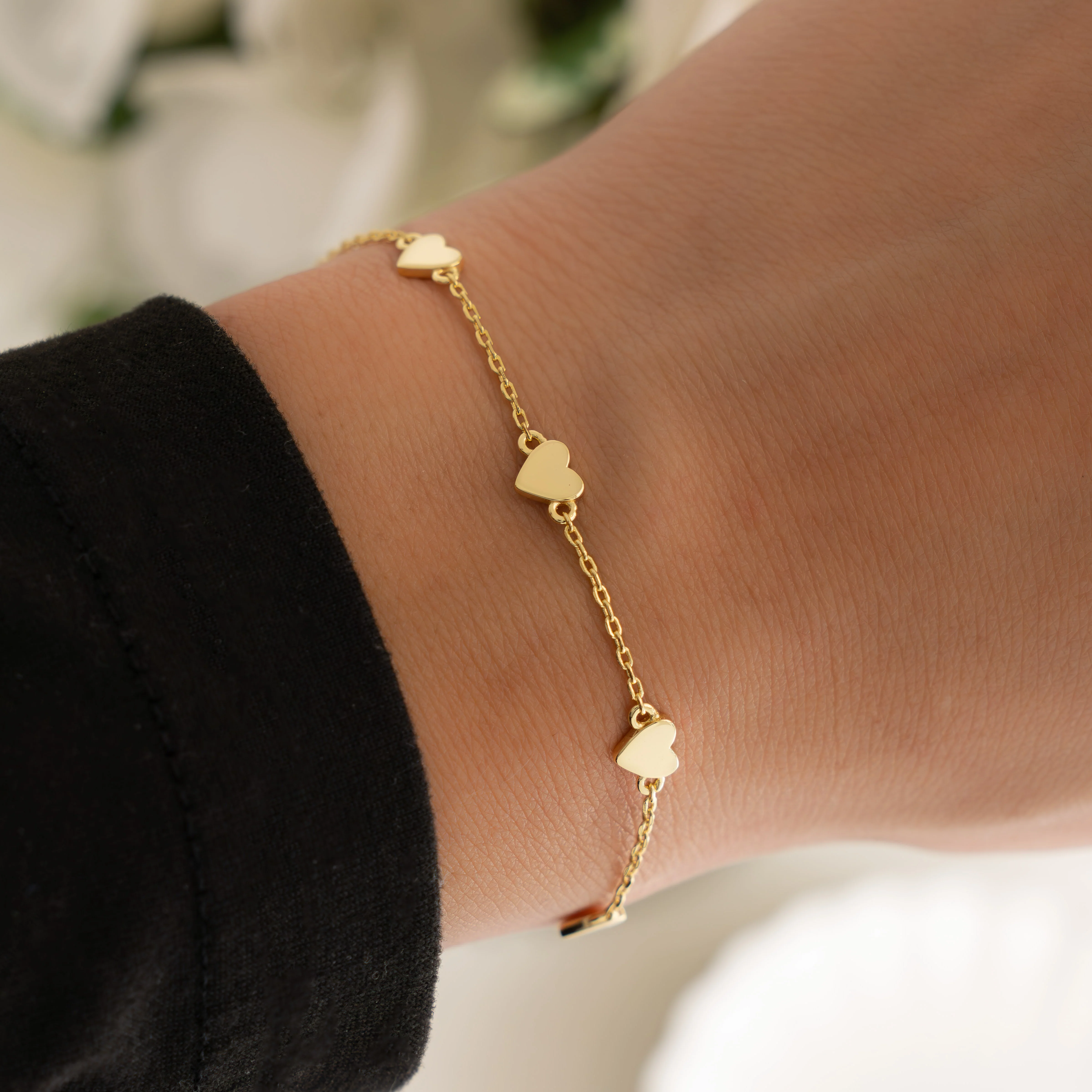 Heart Charm Bracelet - Image 2