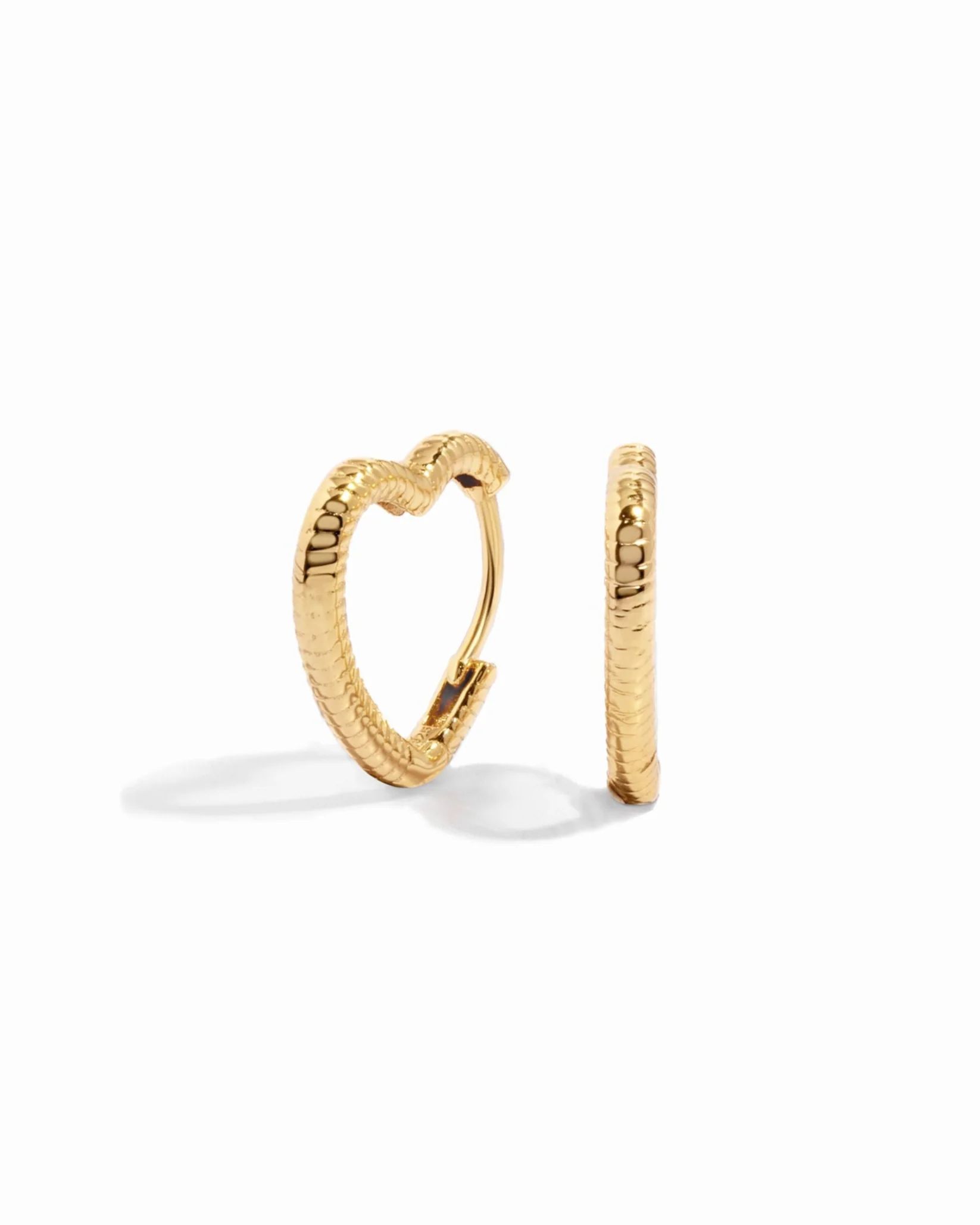 Heart Shaped Hoops