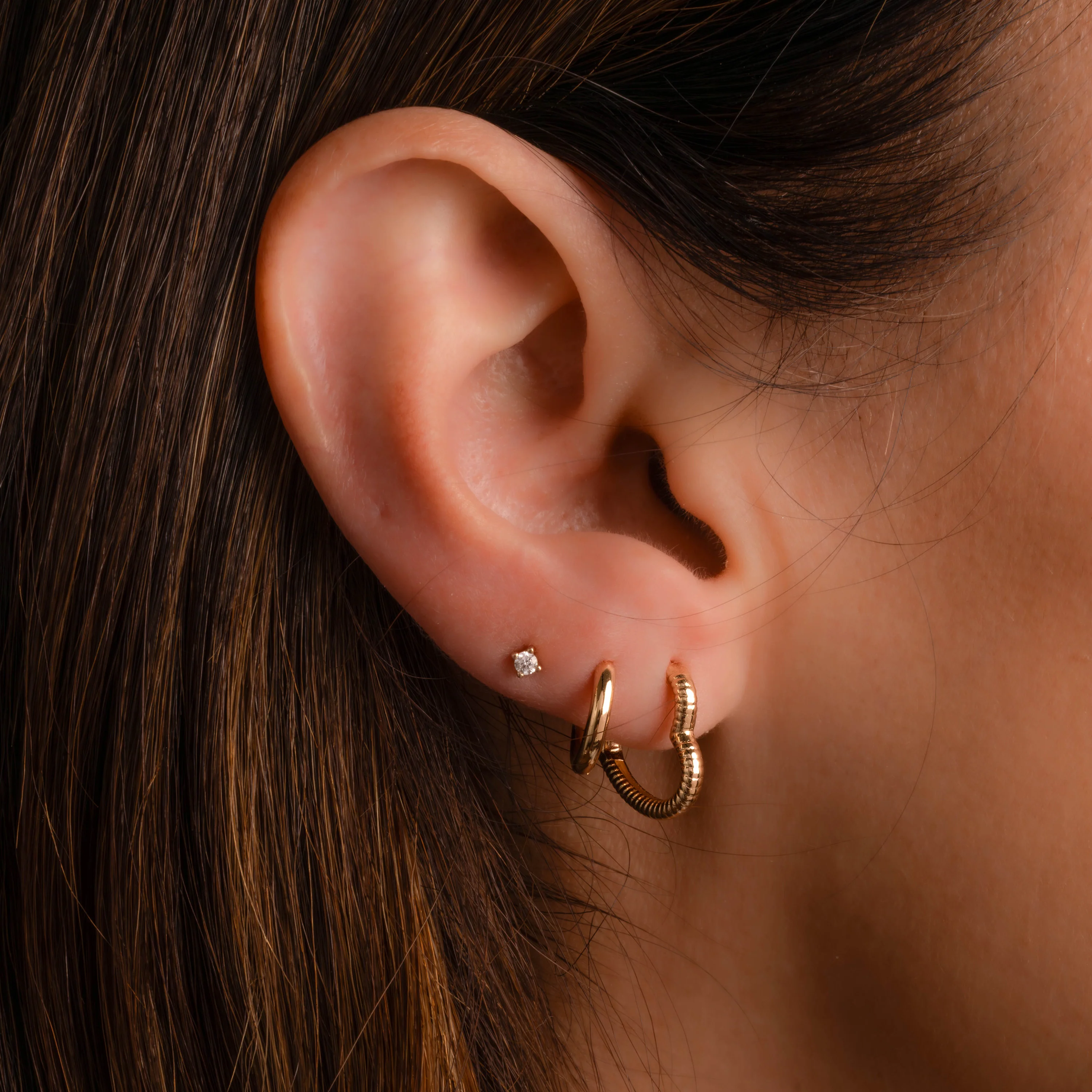 Heart Shaped Hoops - Image 2