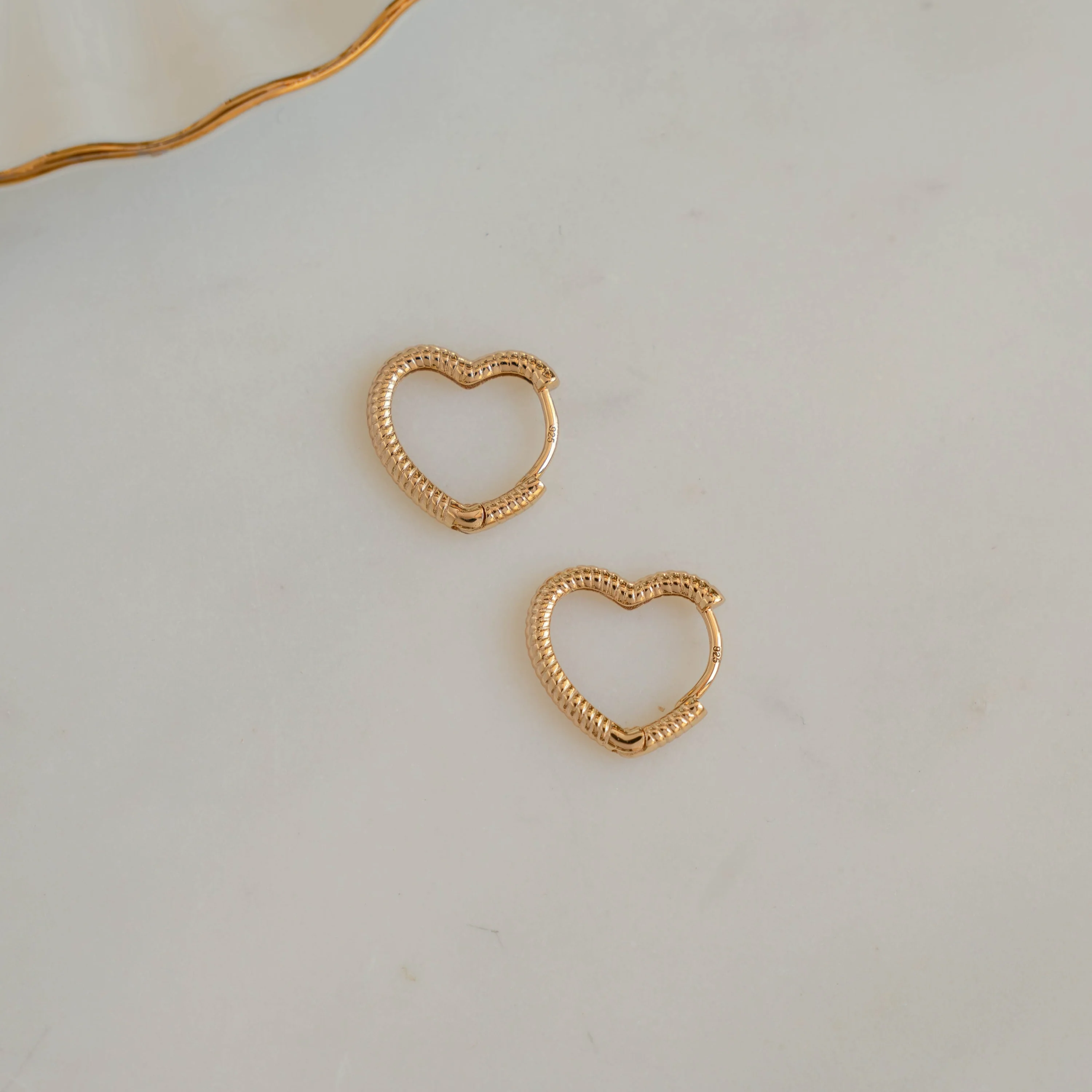 Heart Shaped Hoops - Image 6