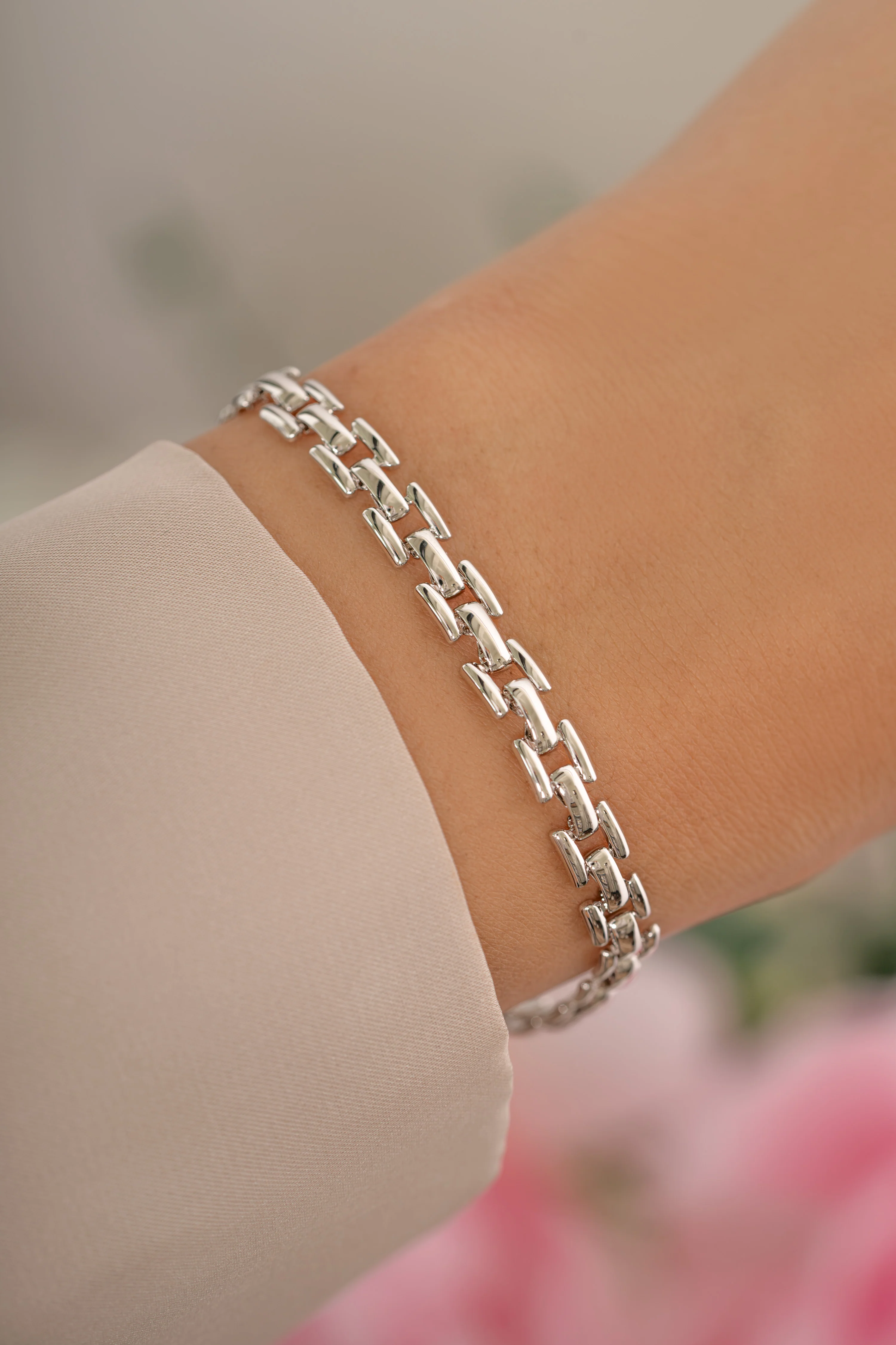 Jasmine Link Bracelet - Image 4