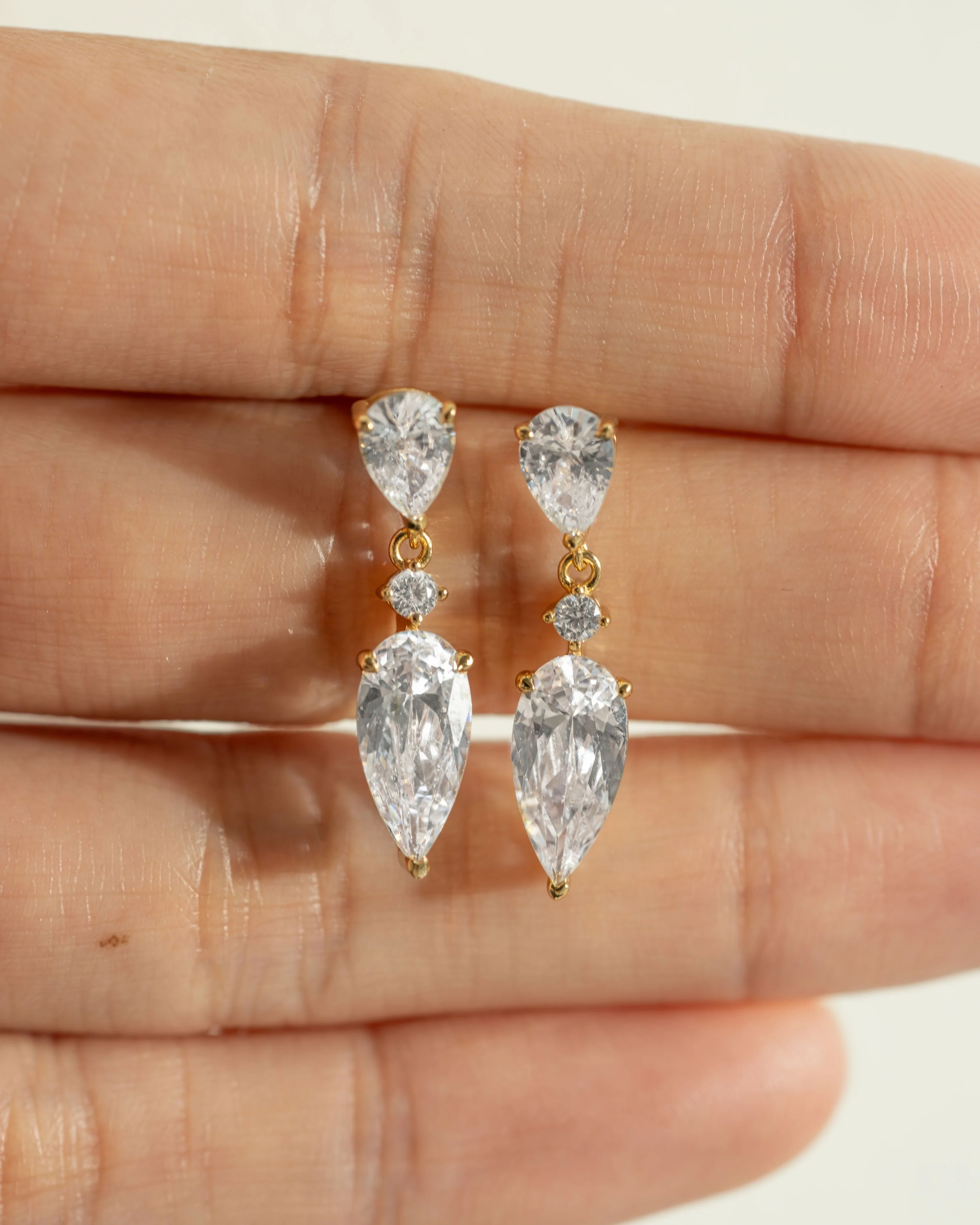 Juliette Pear Drop Earrings - Image 10