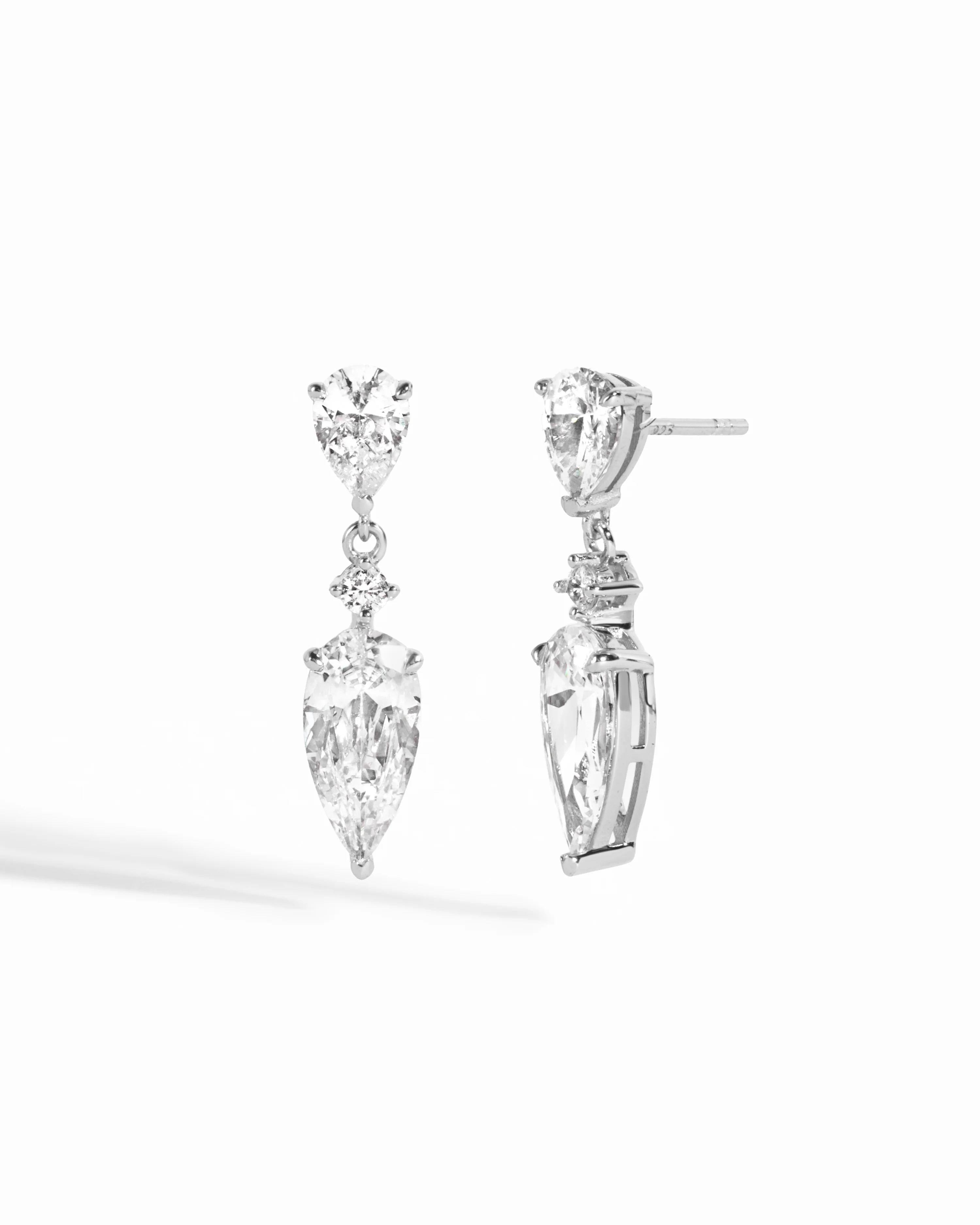Juliette Pear Drop Earrings - Image 3