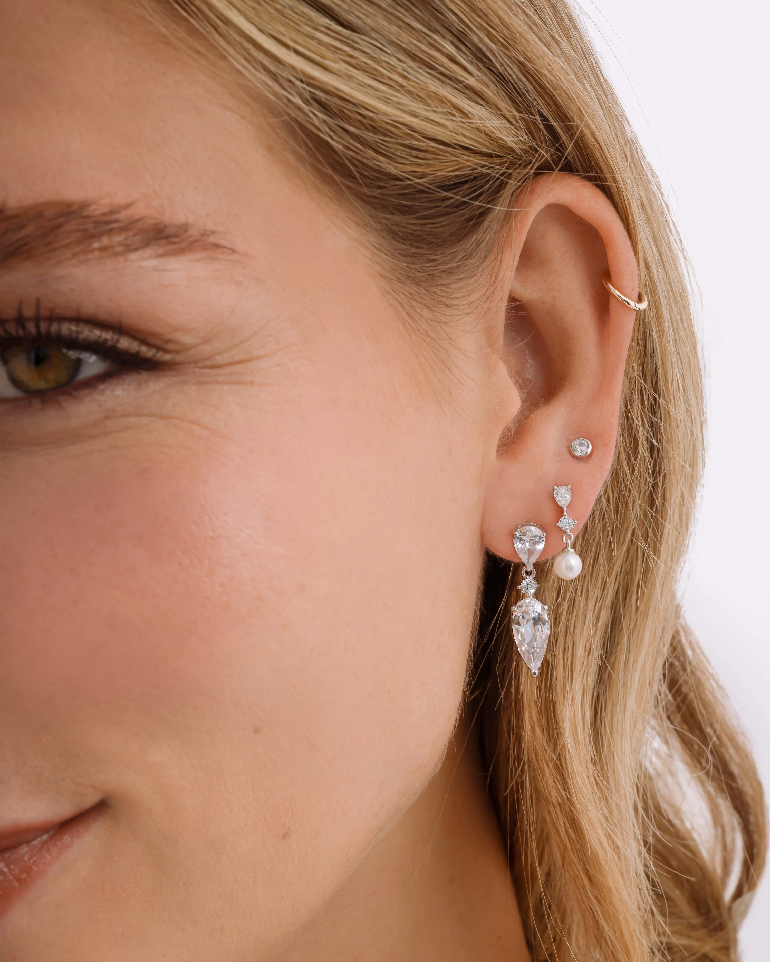 Juliette Pear Drop Earrings - Image 4