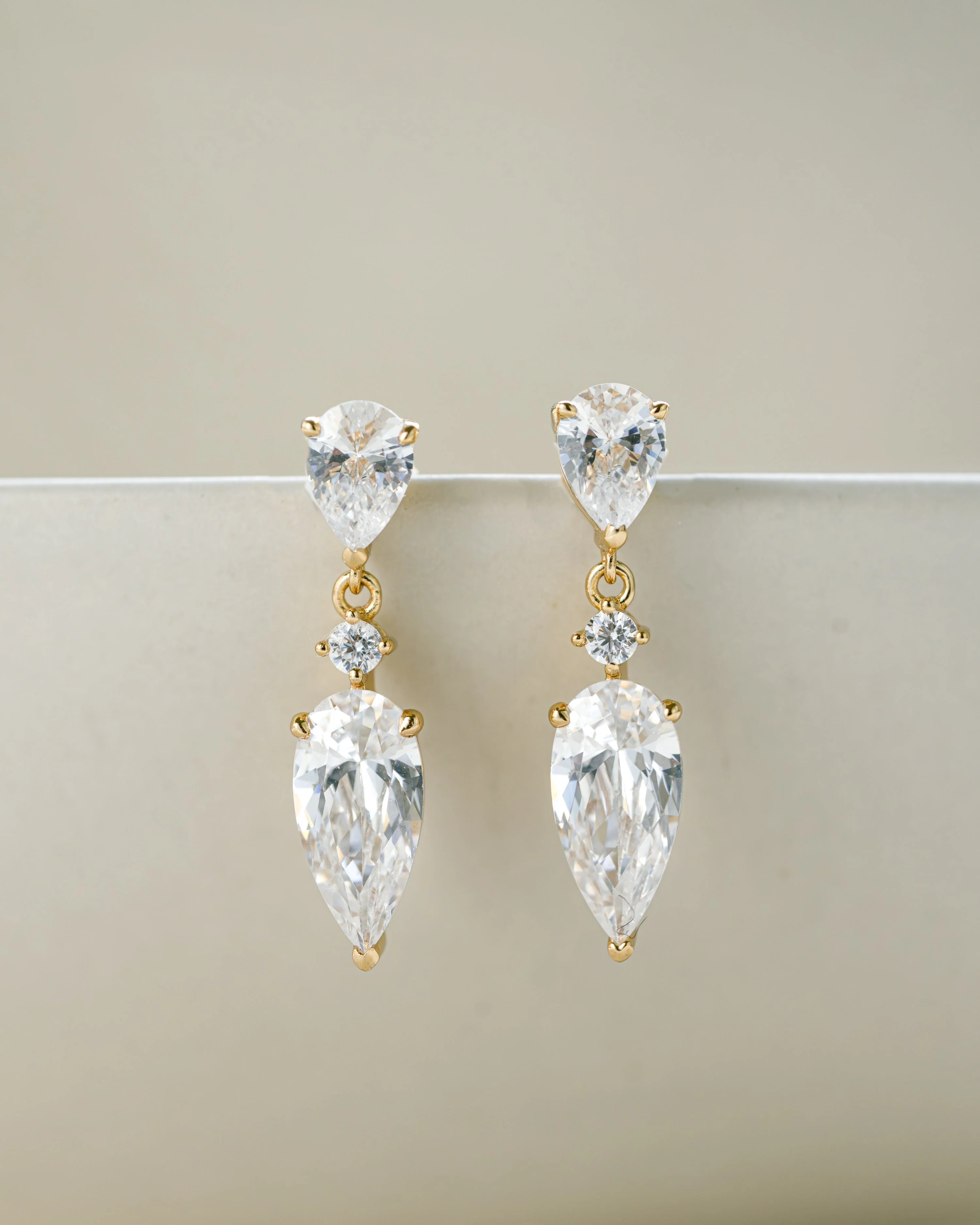 Juliette Pear Drop Earrings - Image 5