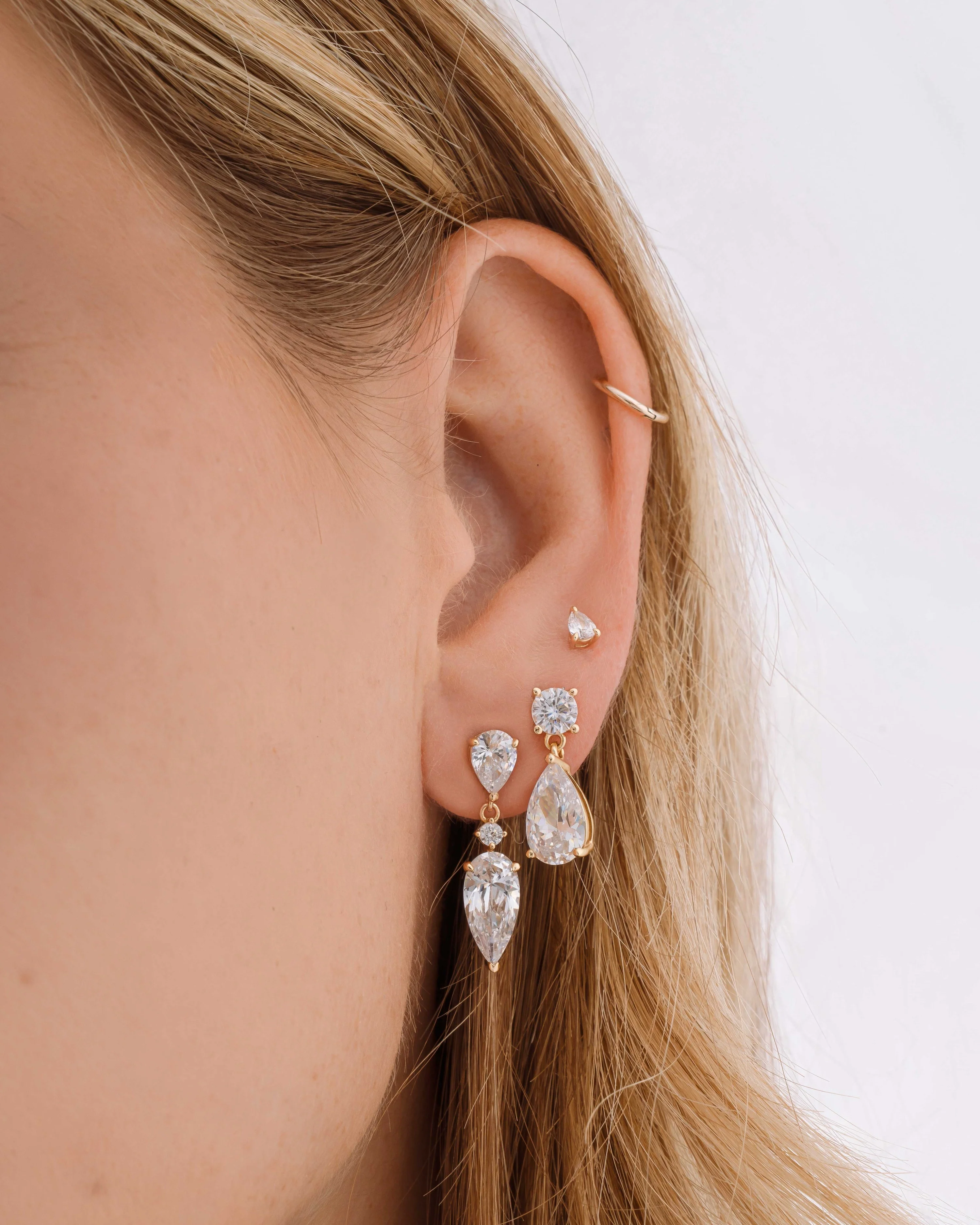 Juliette Pear Drop Earrings - Image 6