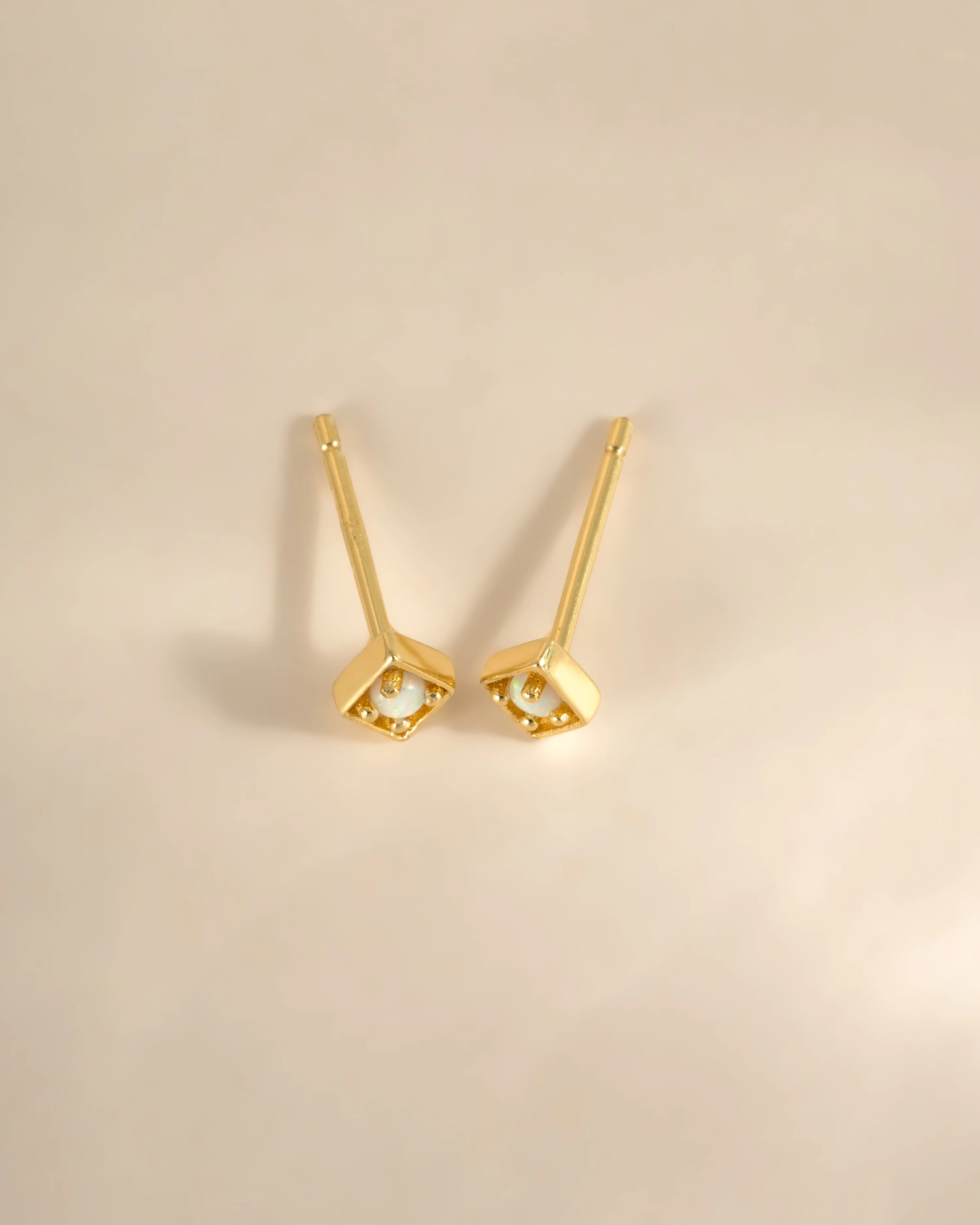 Kite Shaped Opal Studs - Image 5