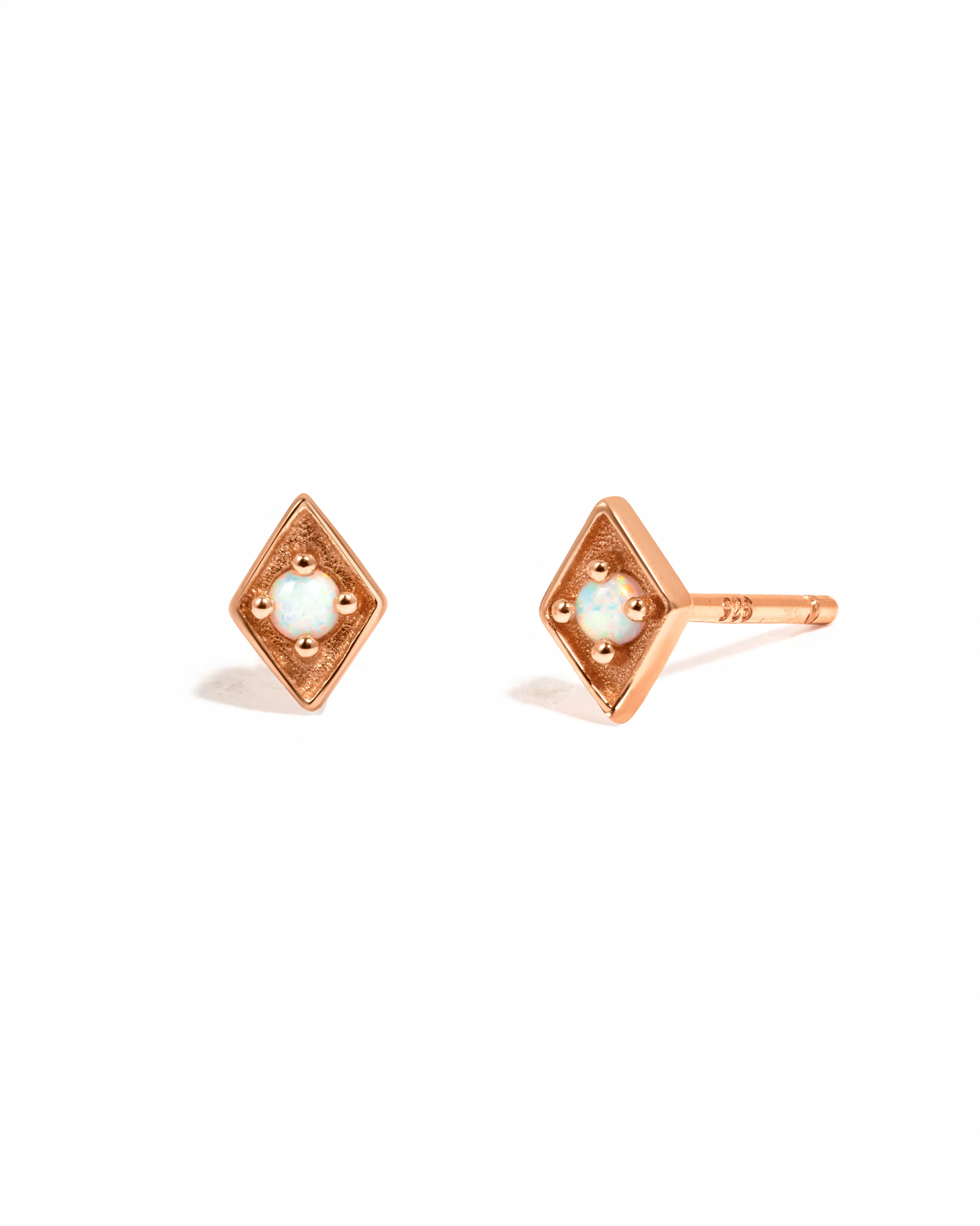 Kite Shaped Opal Studs - Image 8