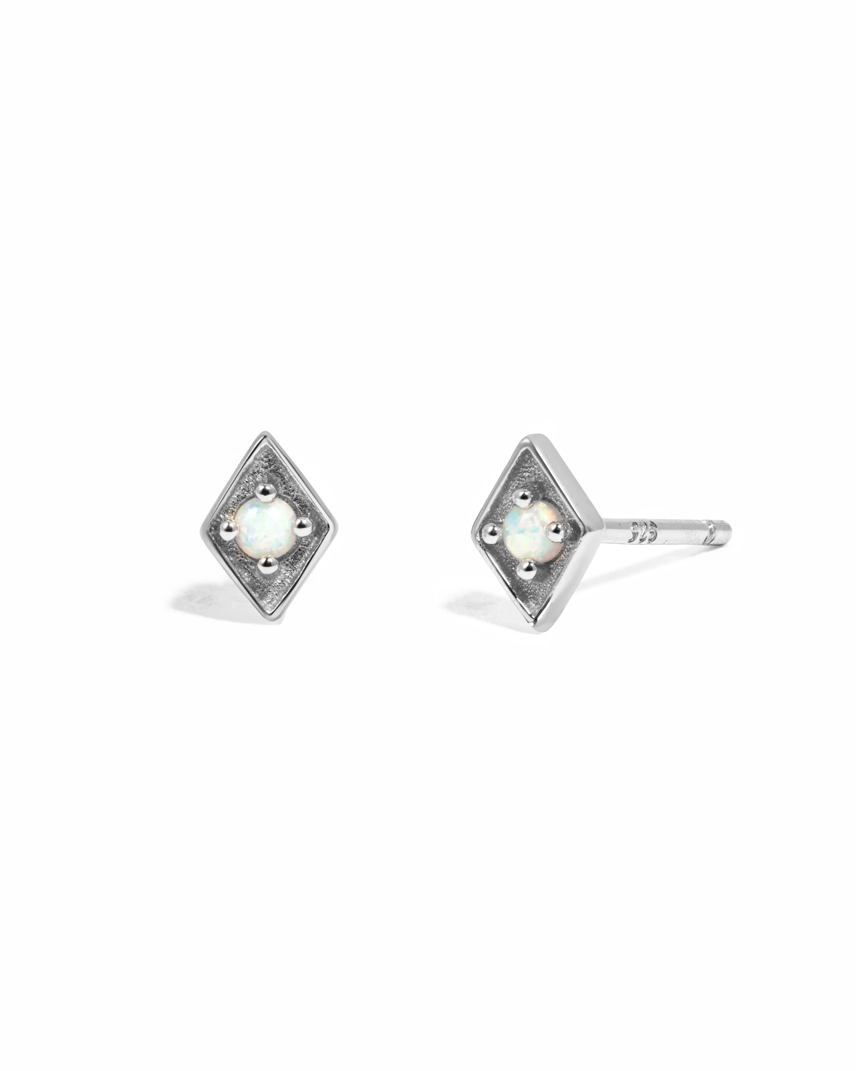 Kite Shaped Opal Studs - Image 9