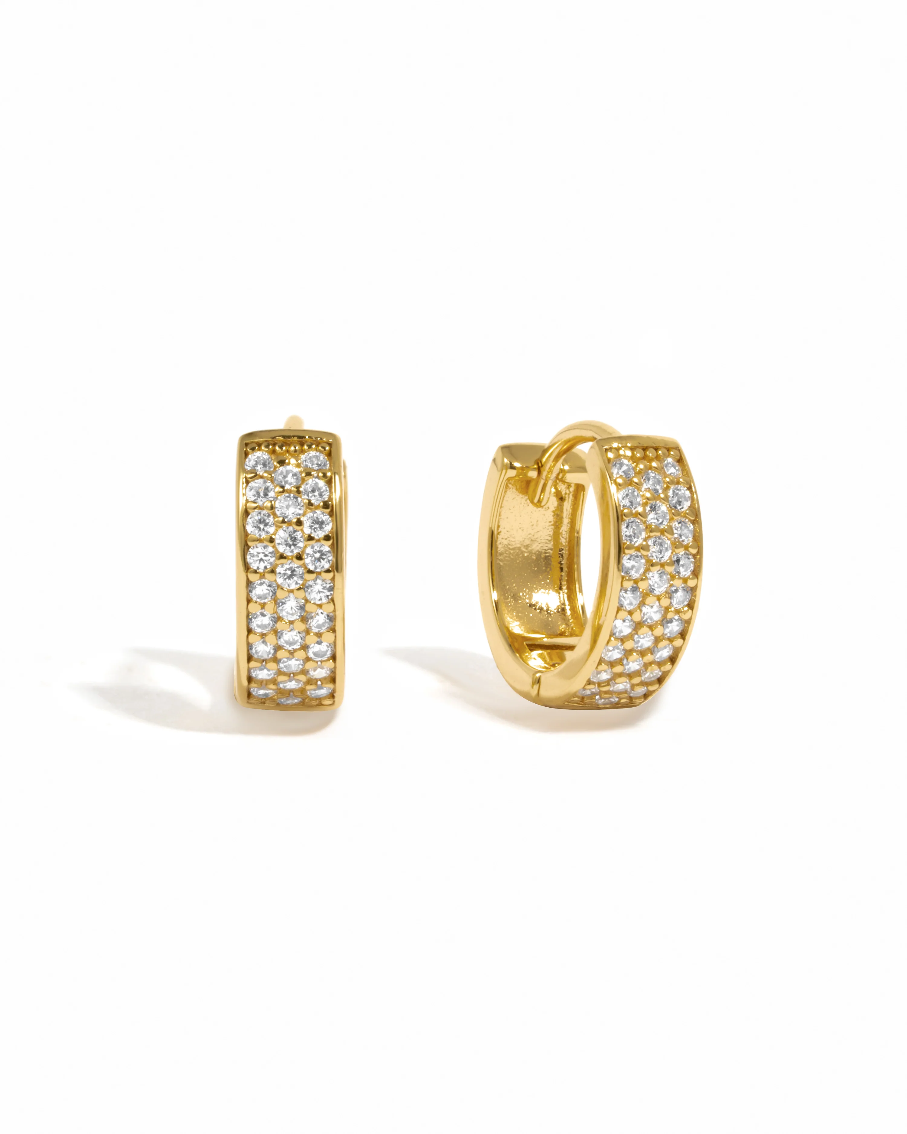 Lanie Diamond Huggie Earrings