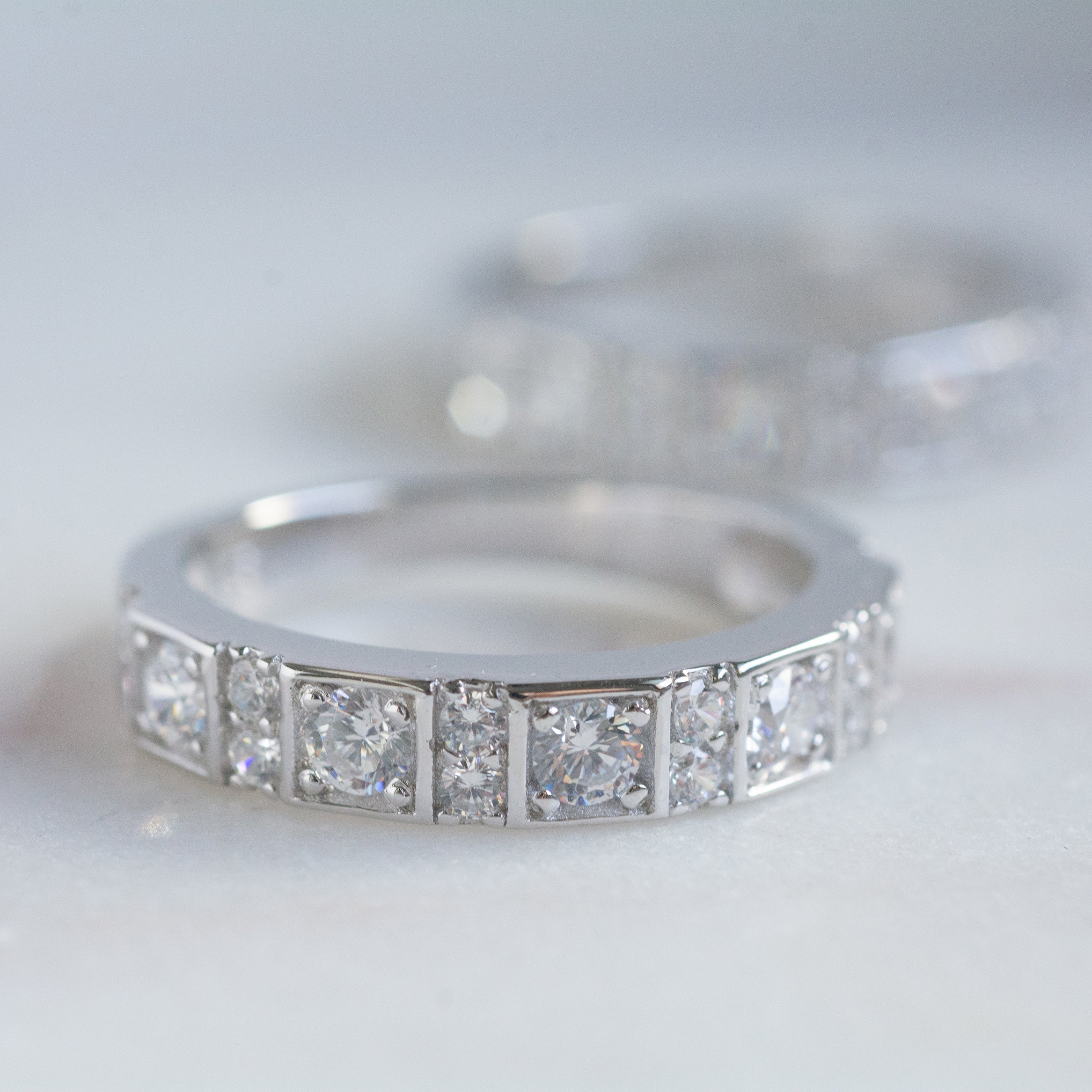 Large and Small CZ Ring - Image 4