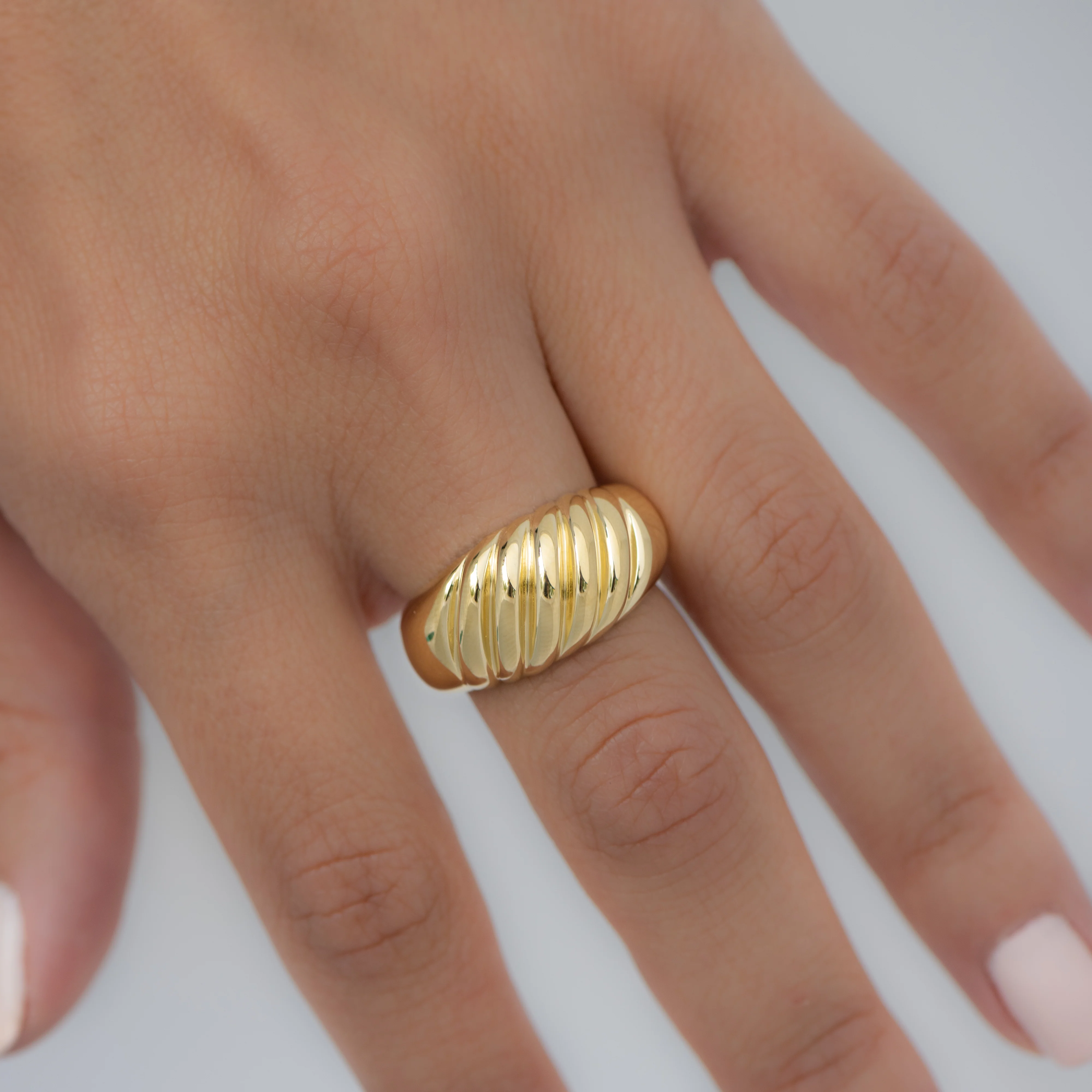 Large Croissant Ring - Image 2