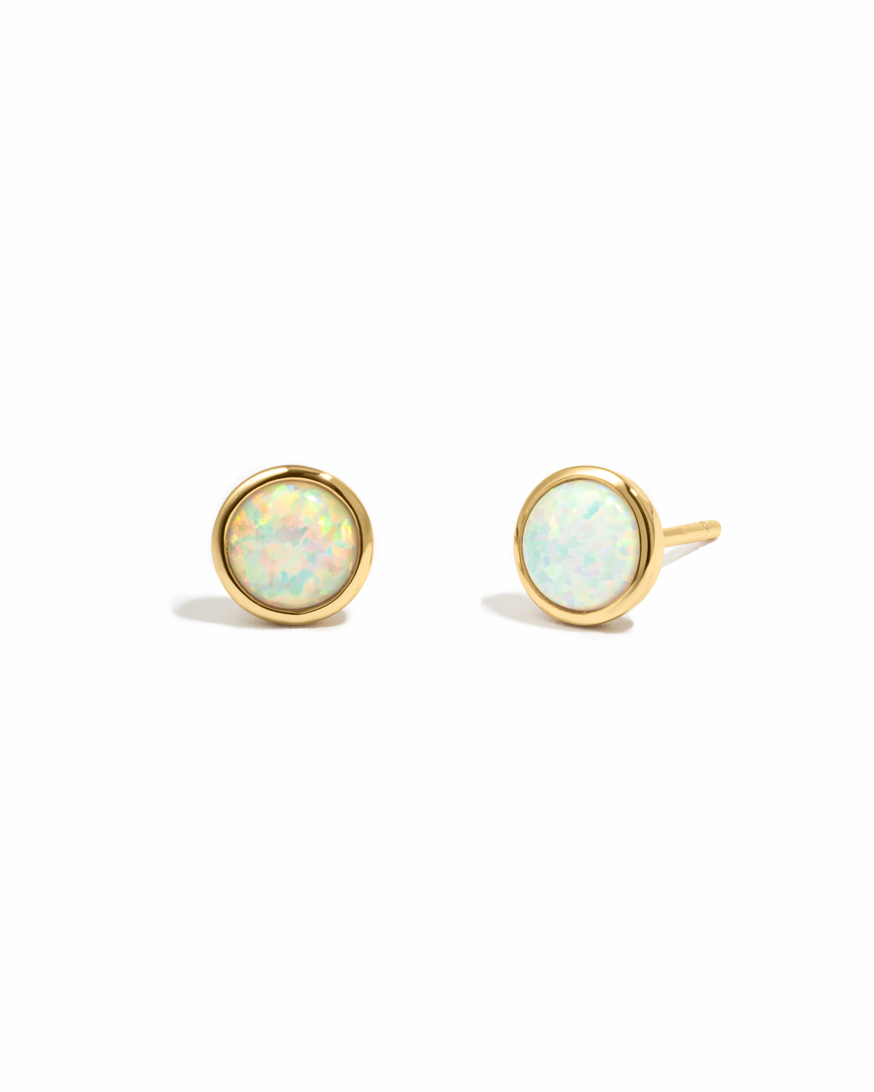 Large Opal Studs