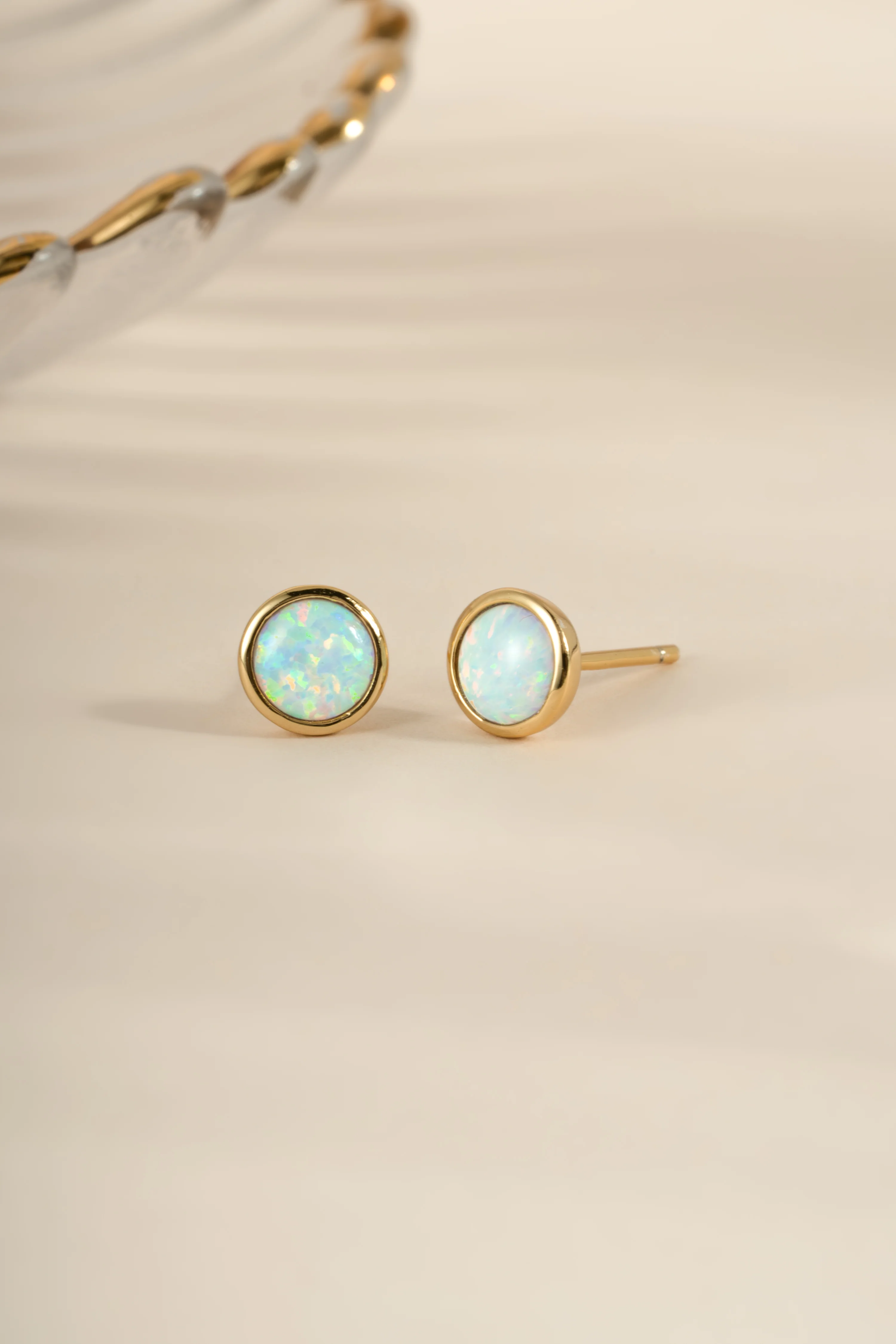 Large Opal Studs - Image 5