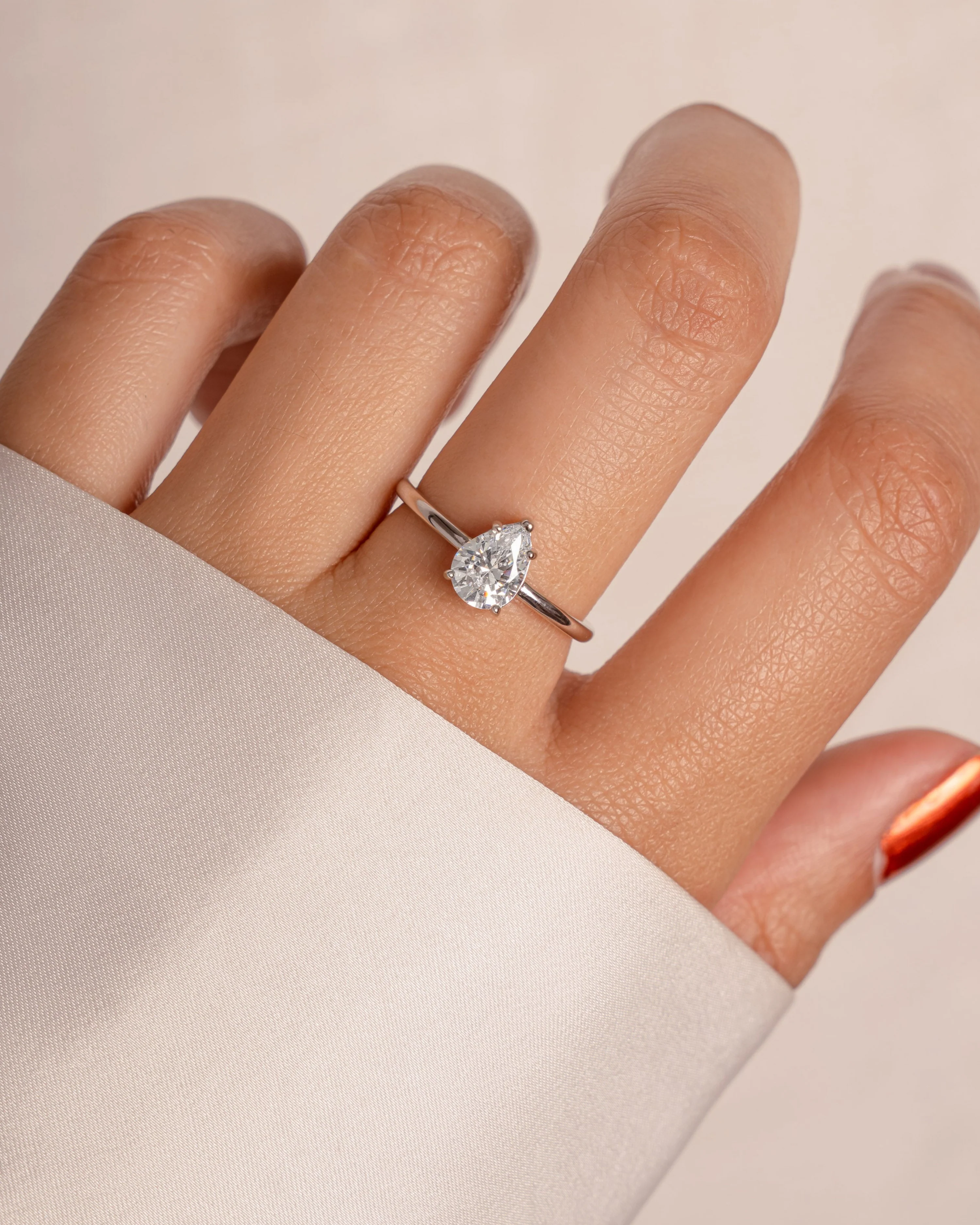 Large Pear Statement Ring - Image 4