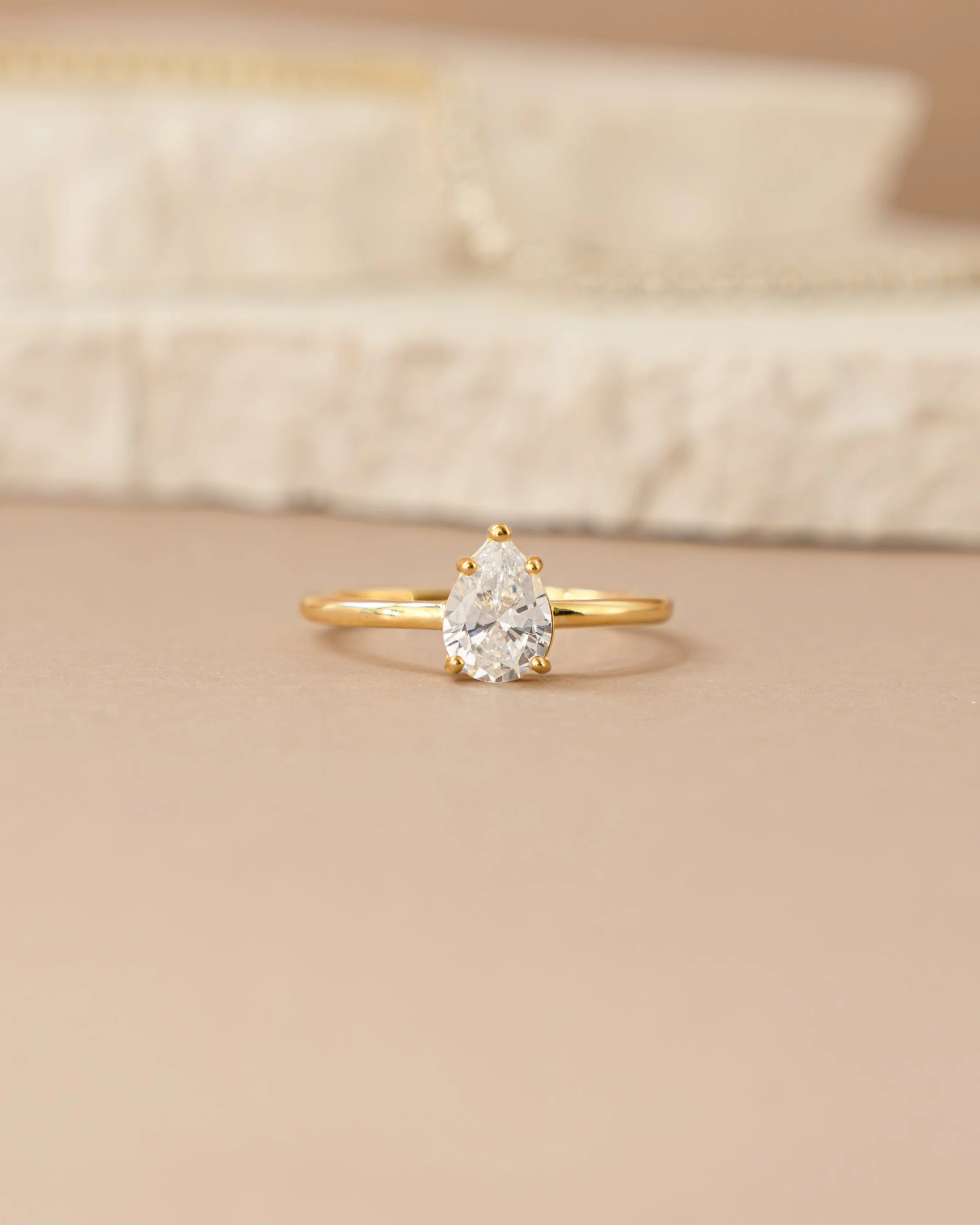 Large Pear Statement Ring - Image 7