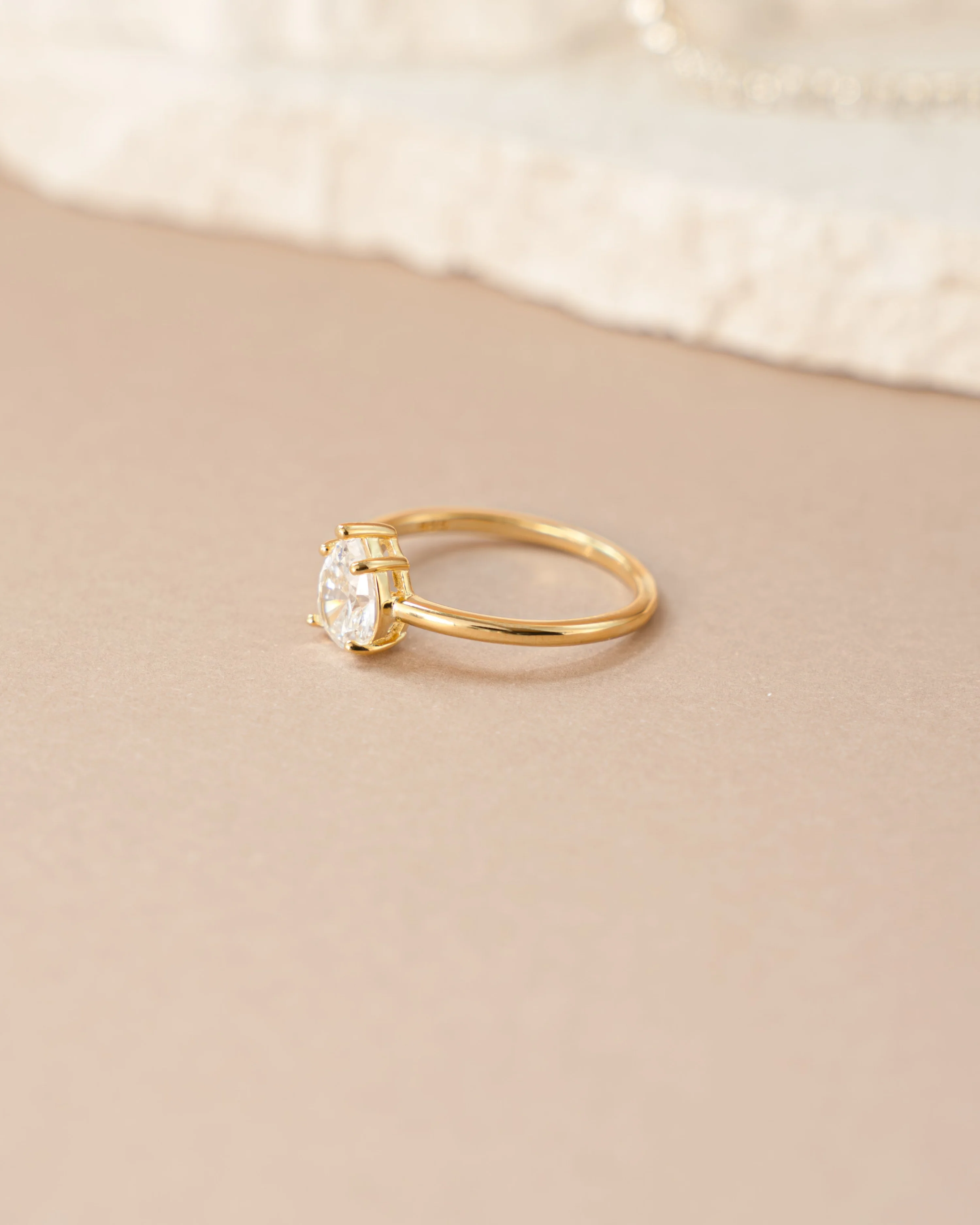 Large Pear Statement Ring - Image 9
