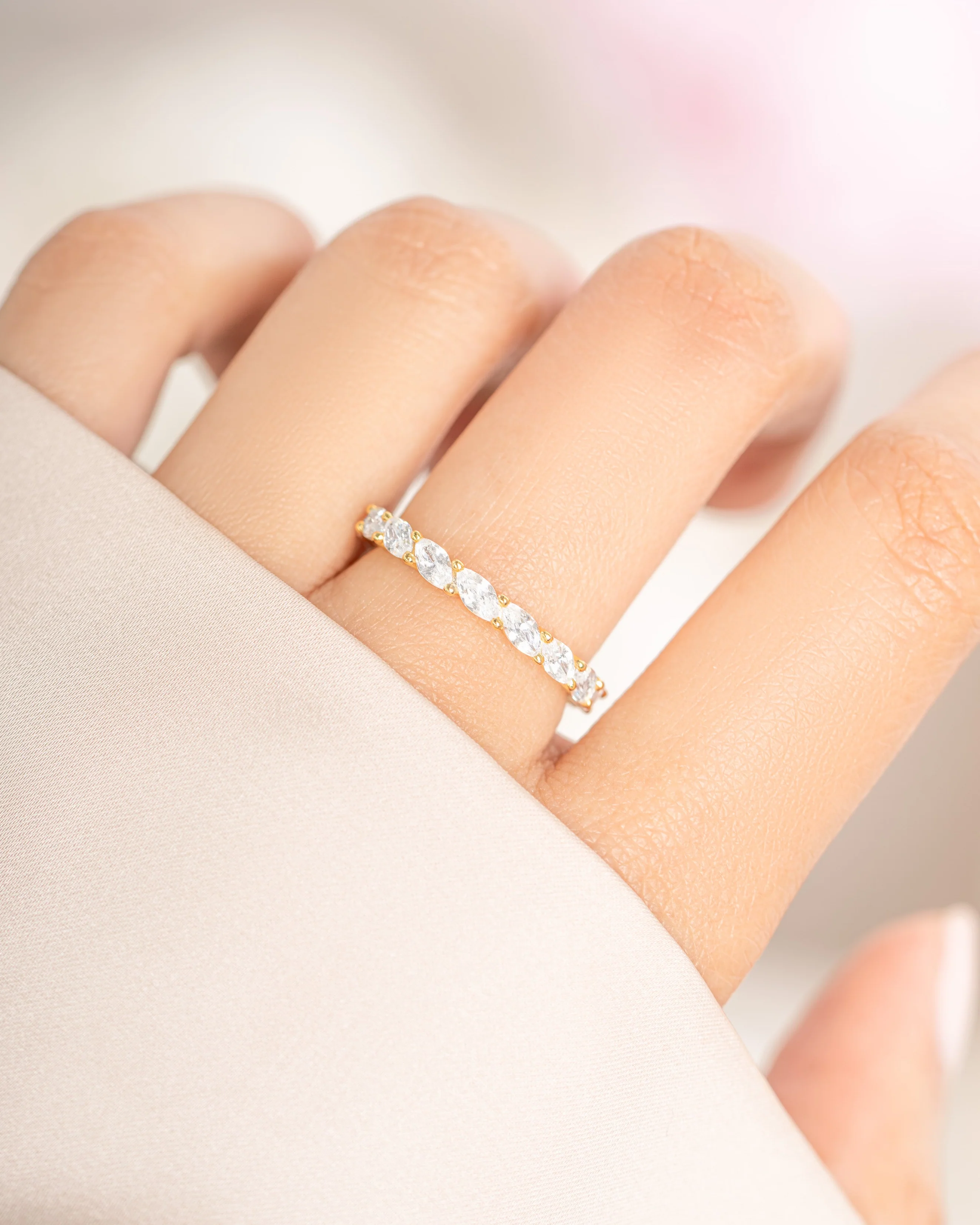 Marquise Eternity Ring - Image 2