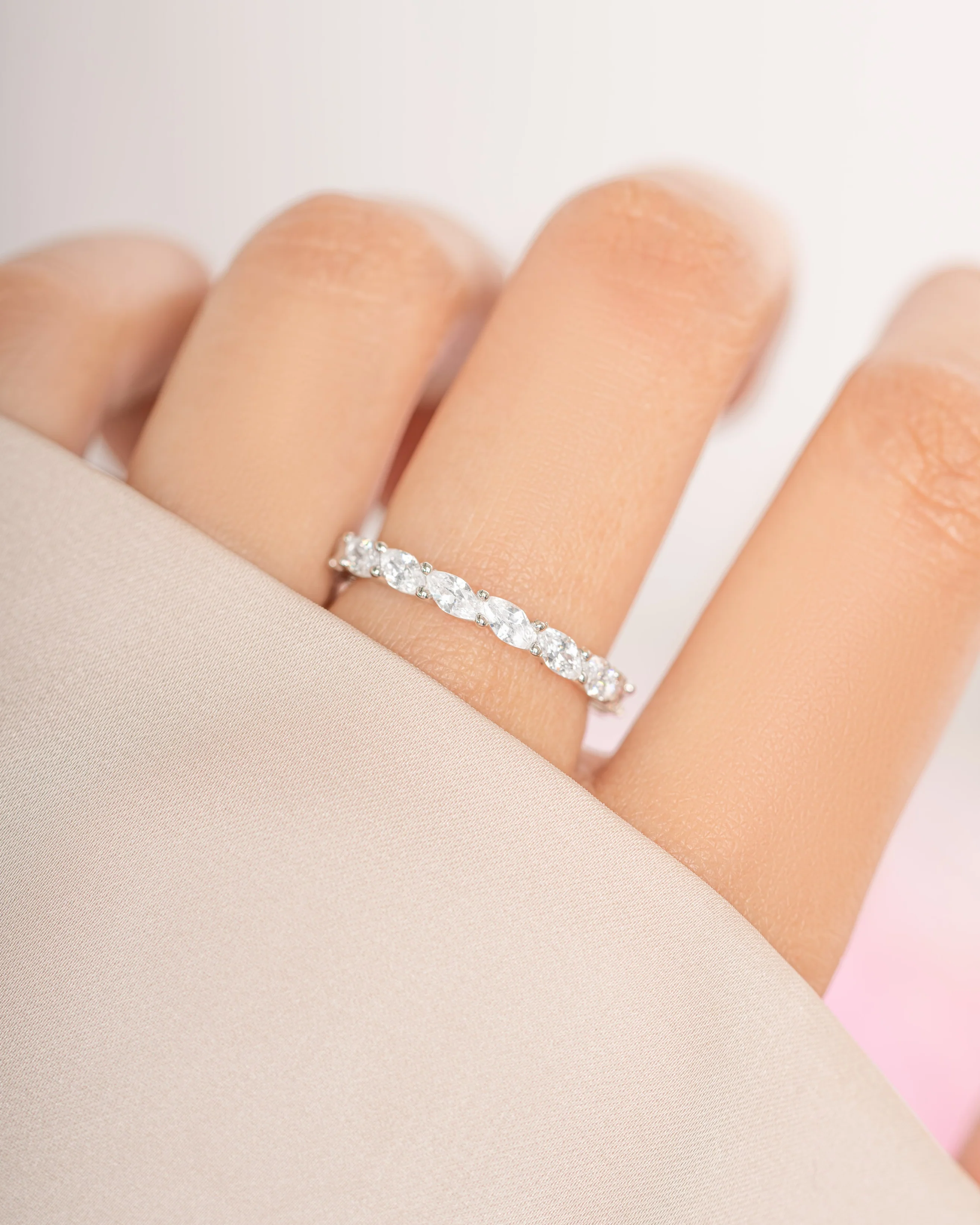 Marquise Eternity Ring - Image 4
