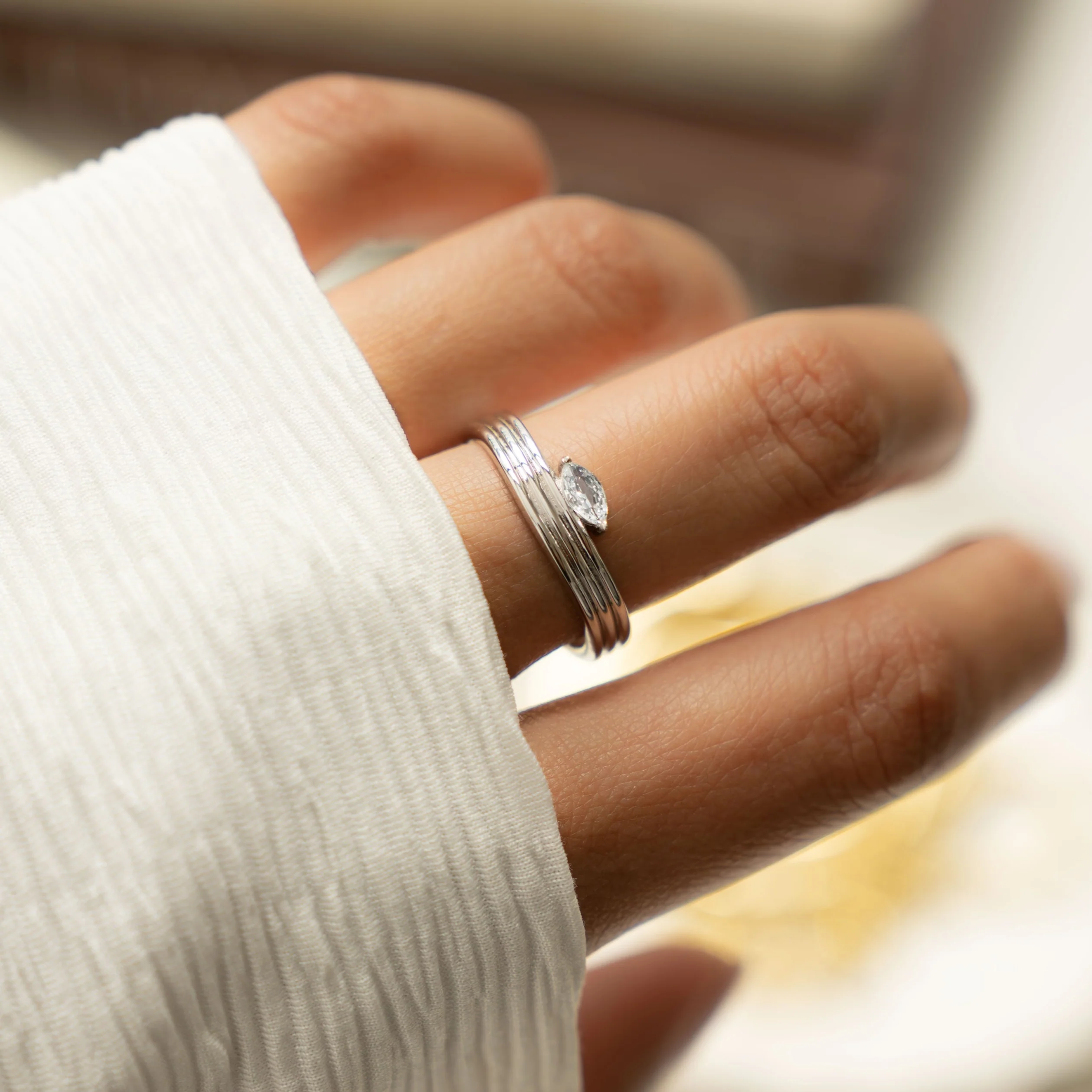 Marquise Stone Band - Image 4