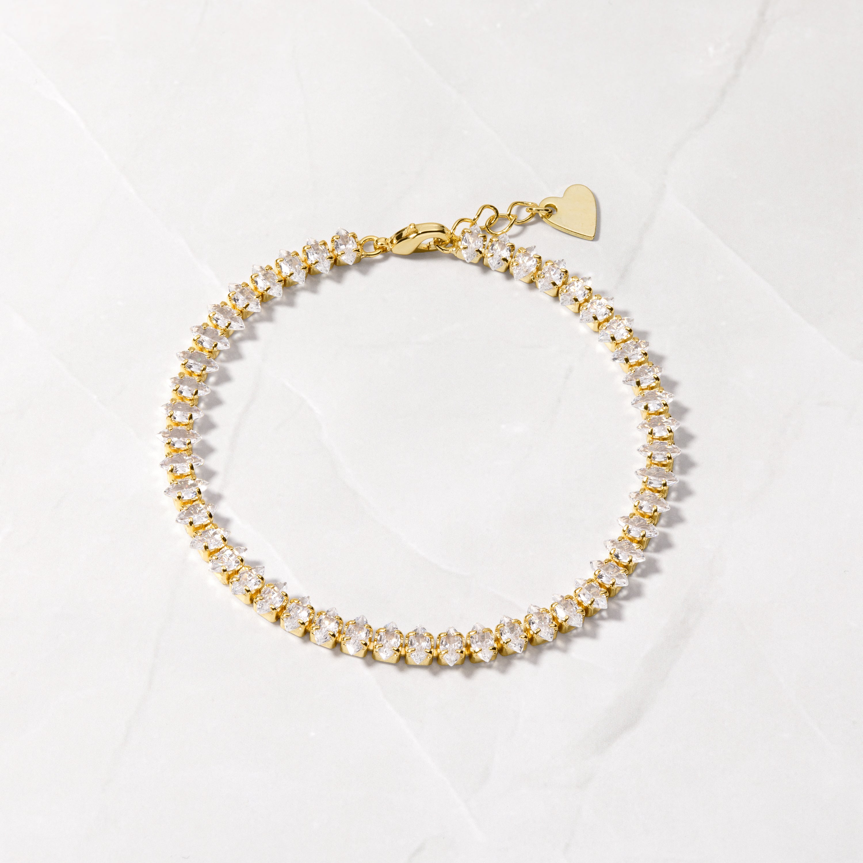 Marquise Tennis Anklet - Image 5